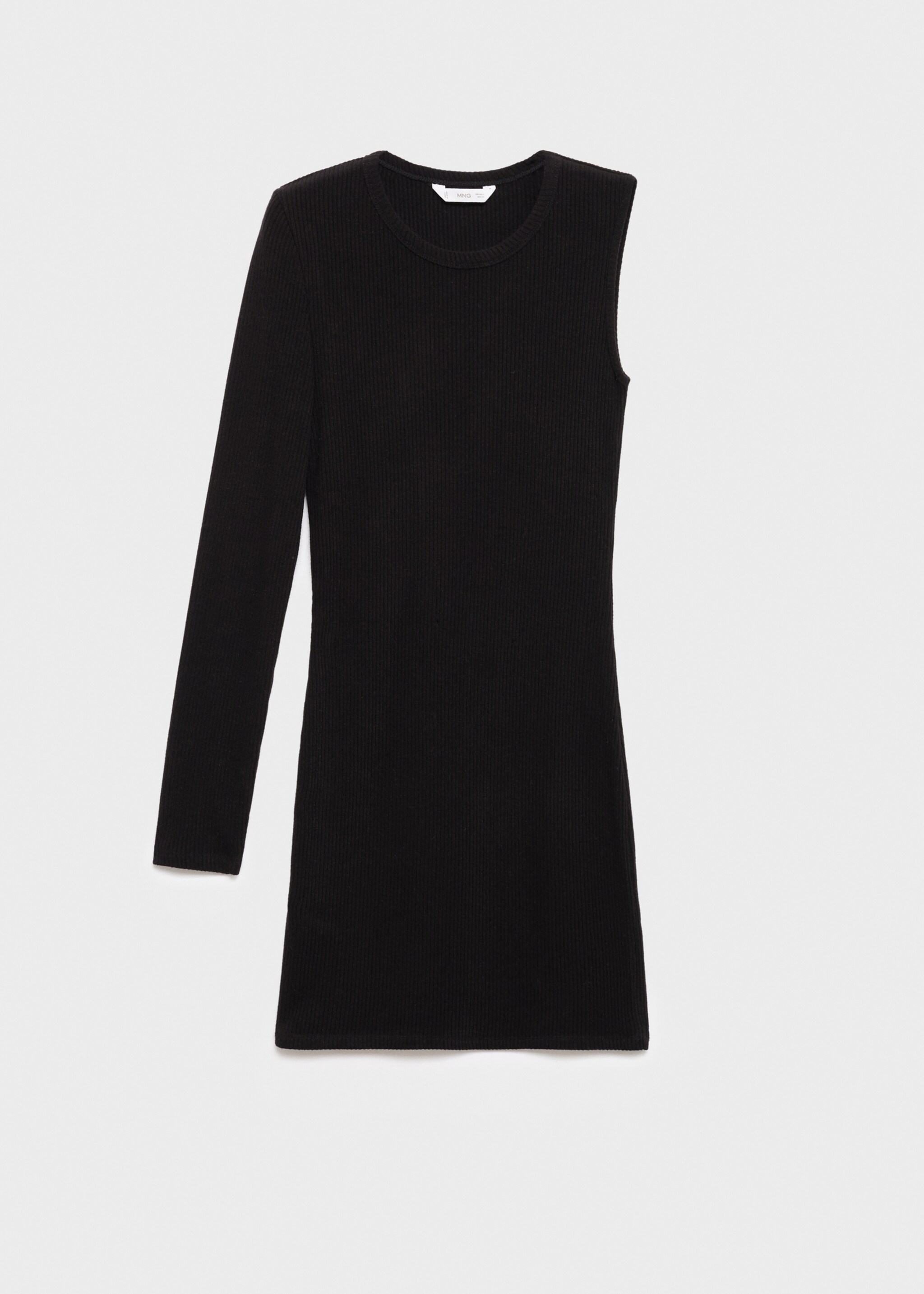 Sleeveless knitted dress - Article without model, Black. Ref: 17065792-00.