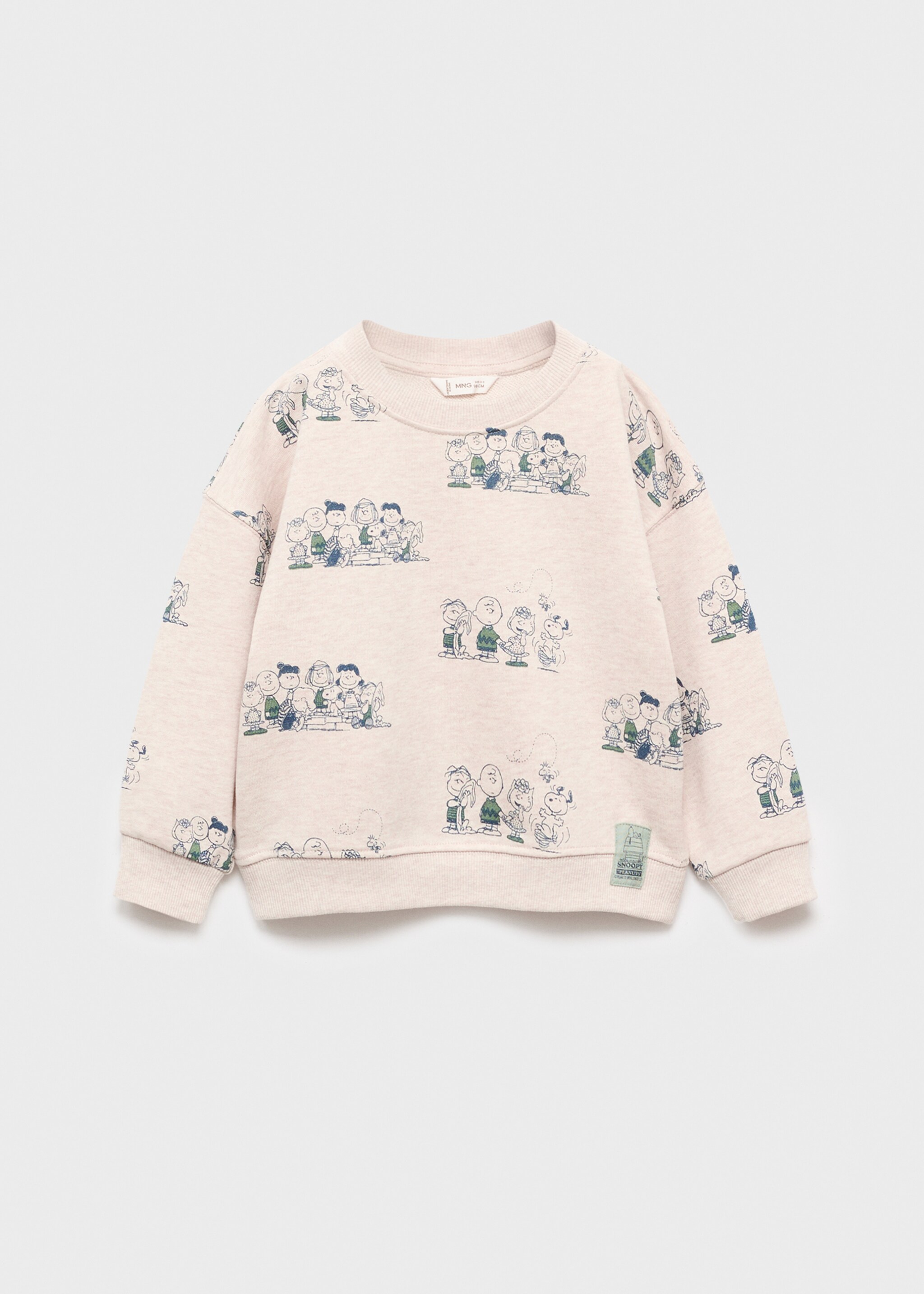 Sudadera Snoopy algodón - Artículo sin modelo, Arena. Ref: 17065795-00.