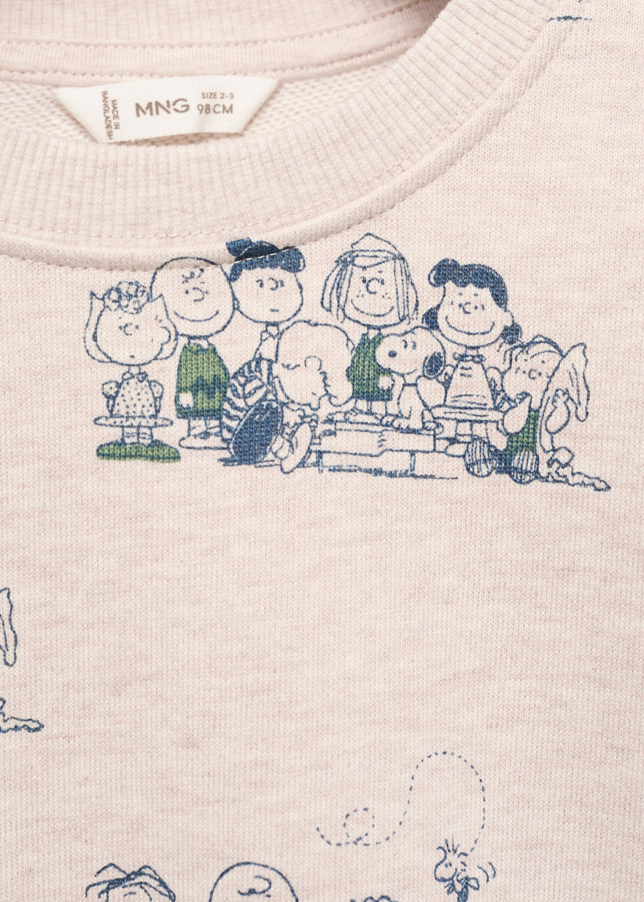 Sudadera Snoopy algodón - Detalle del artículo 8, Arena. Ref: 17065795-00.