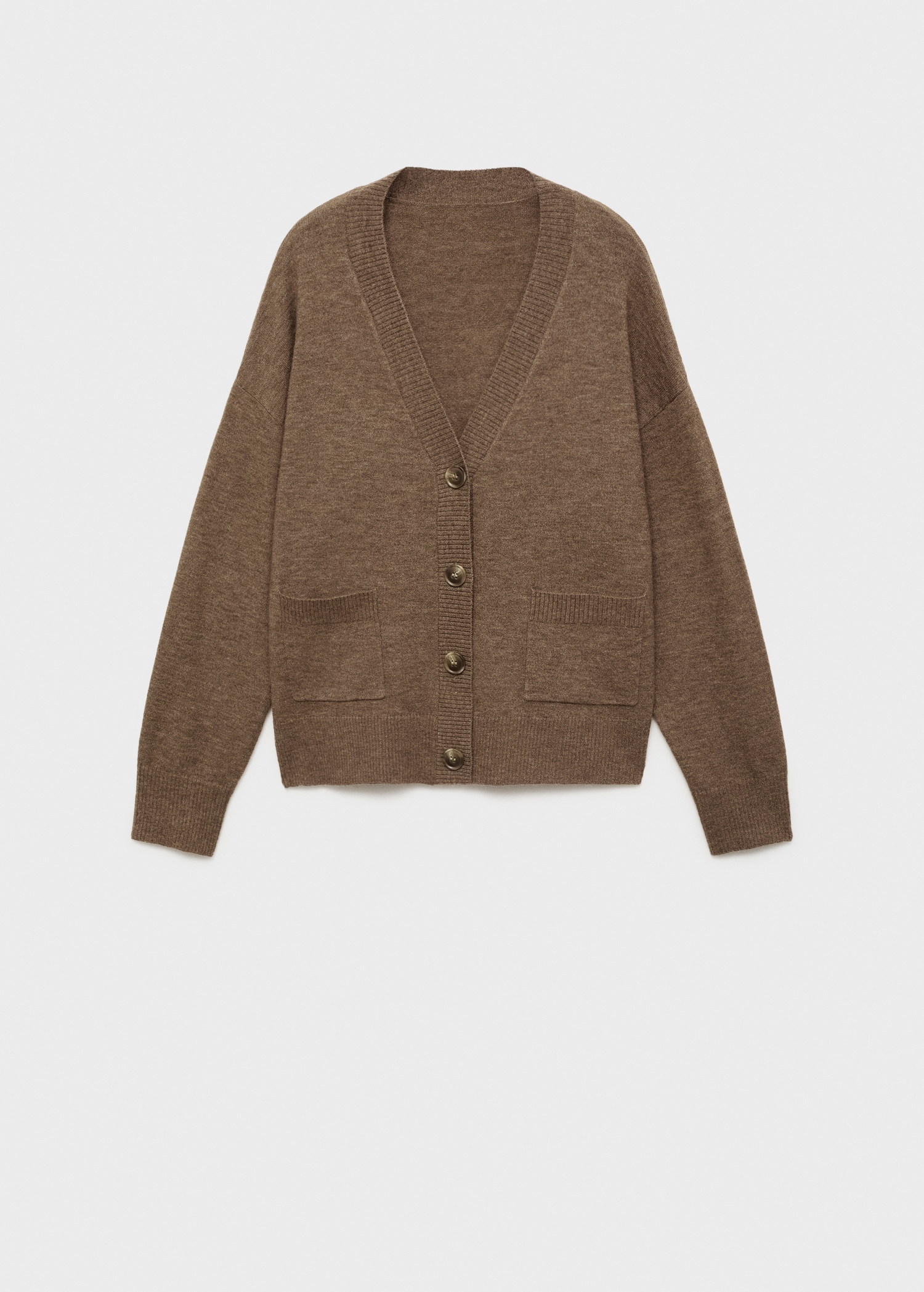 V-neck cardigan with pockets - Article without model