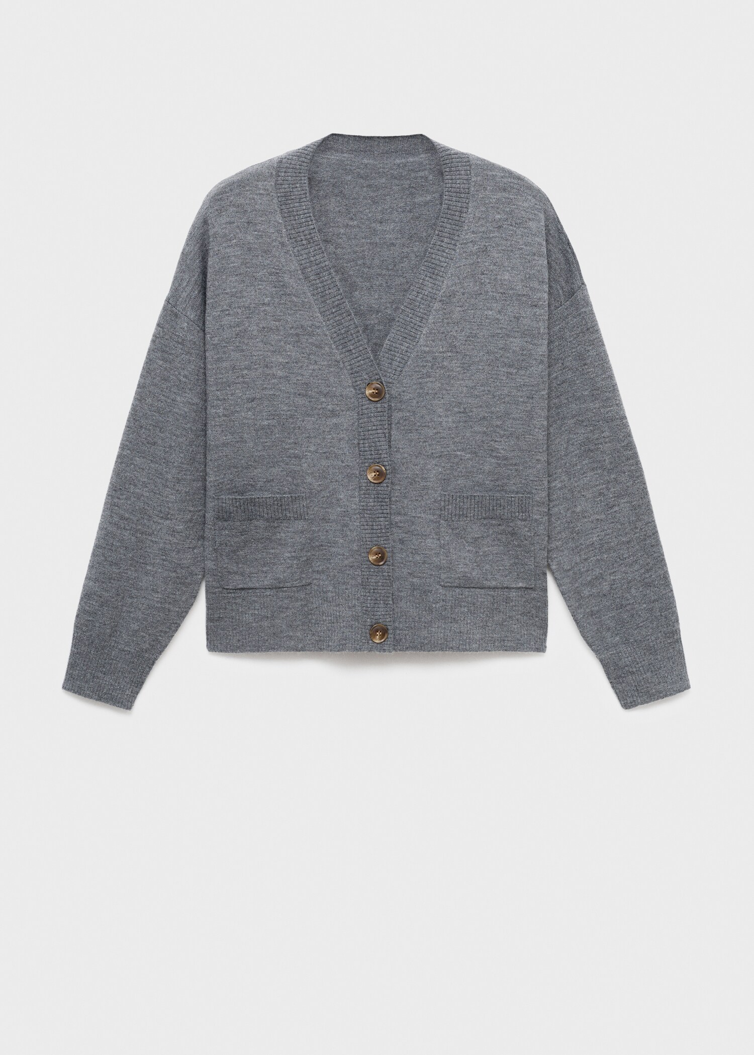 V-neck cardigan with pockets - Article without model