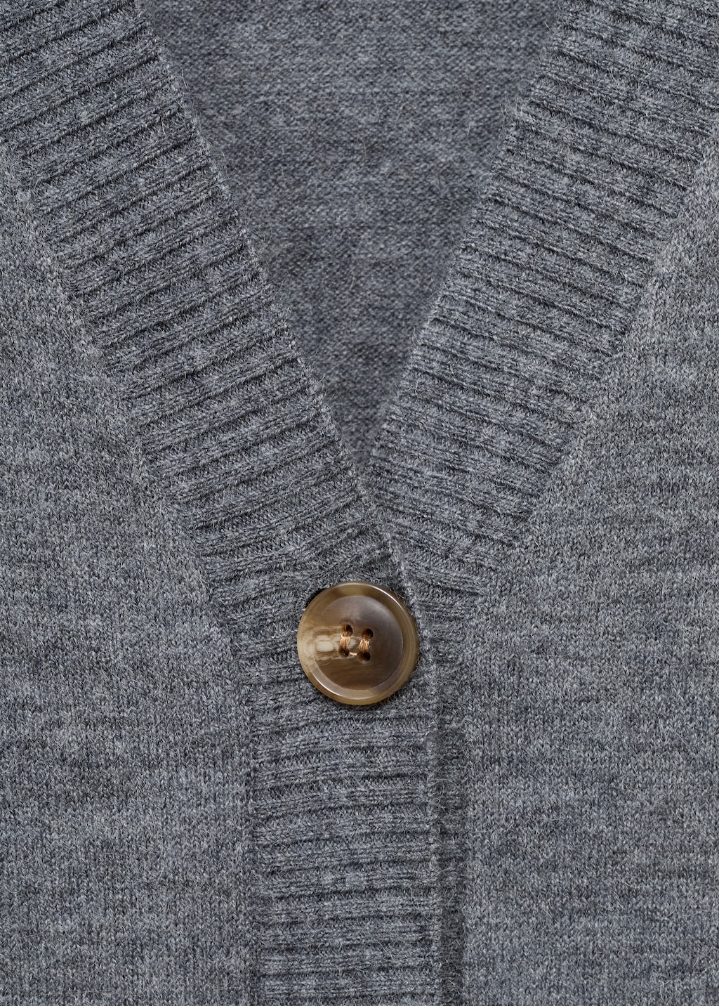 Mango V-neck cardigan with pockets