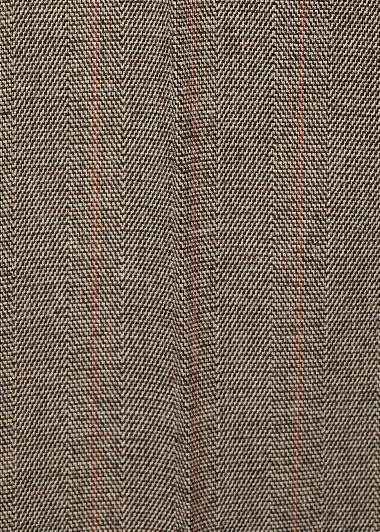 Slim cropped pinstripe trousers - Details of the article 0
