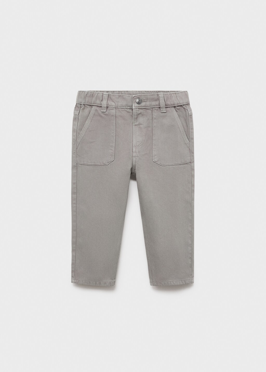 Straight cotton jeans