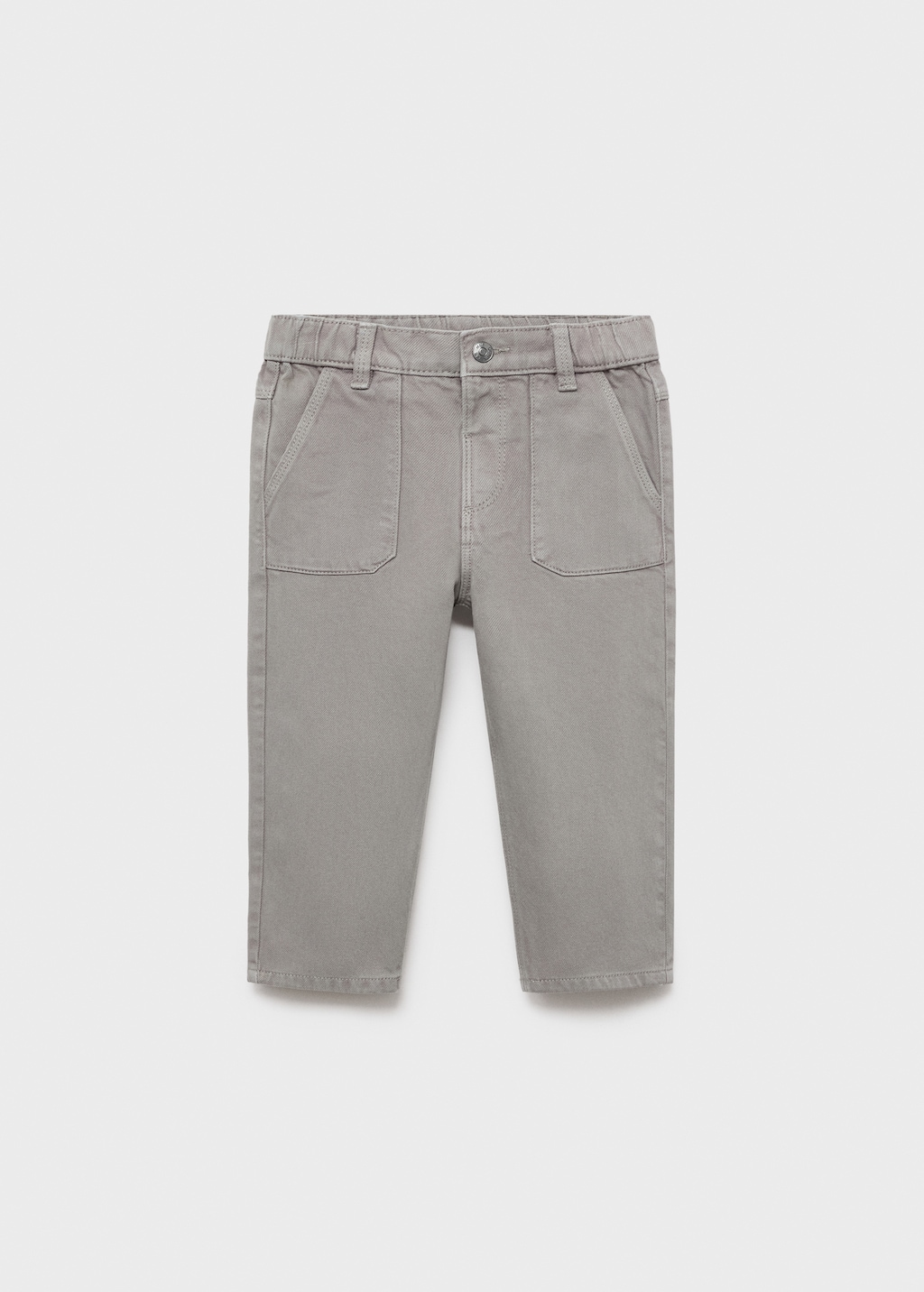 Straight cotton jeans