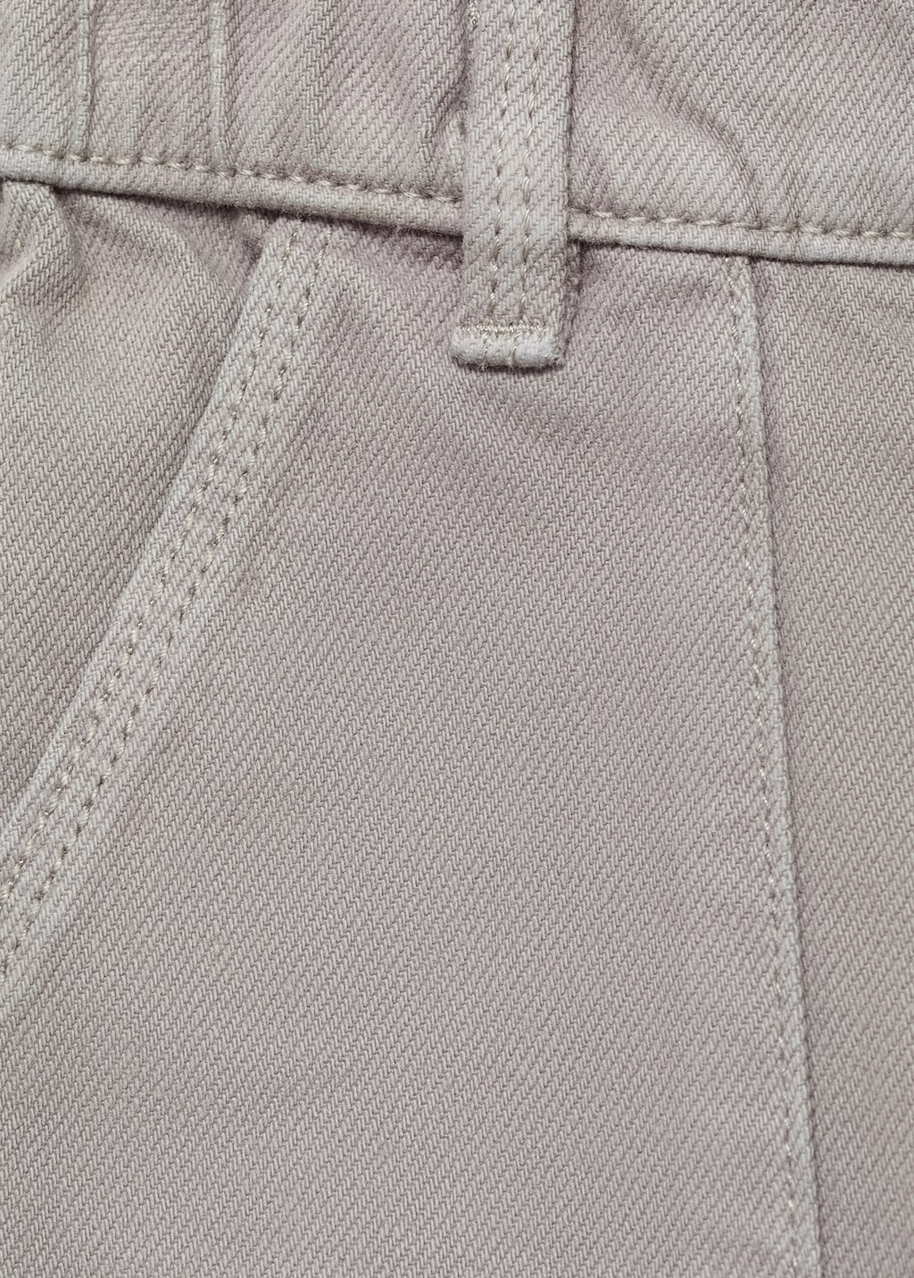 Straight cotton jeans