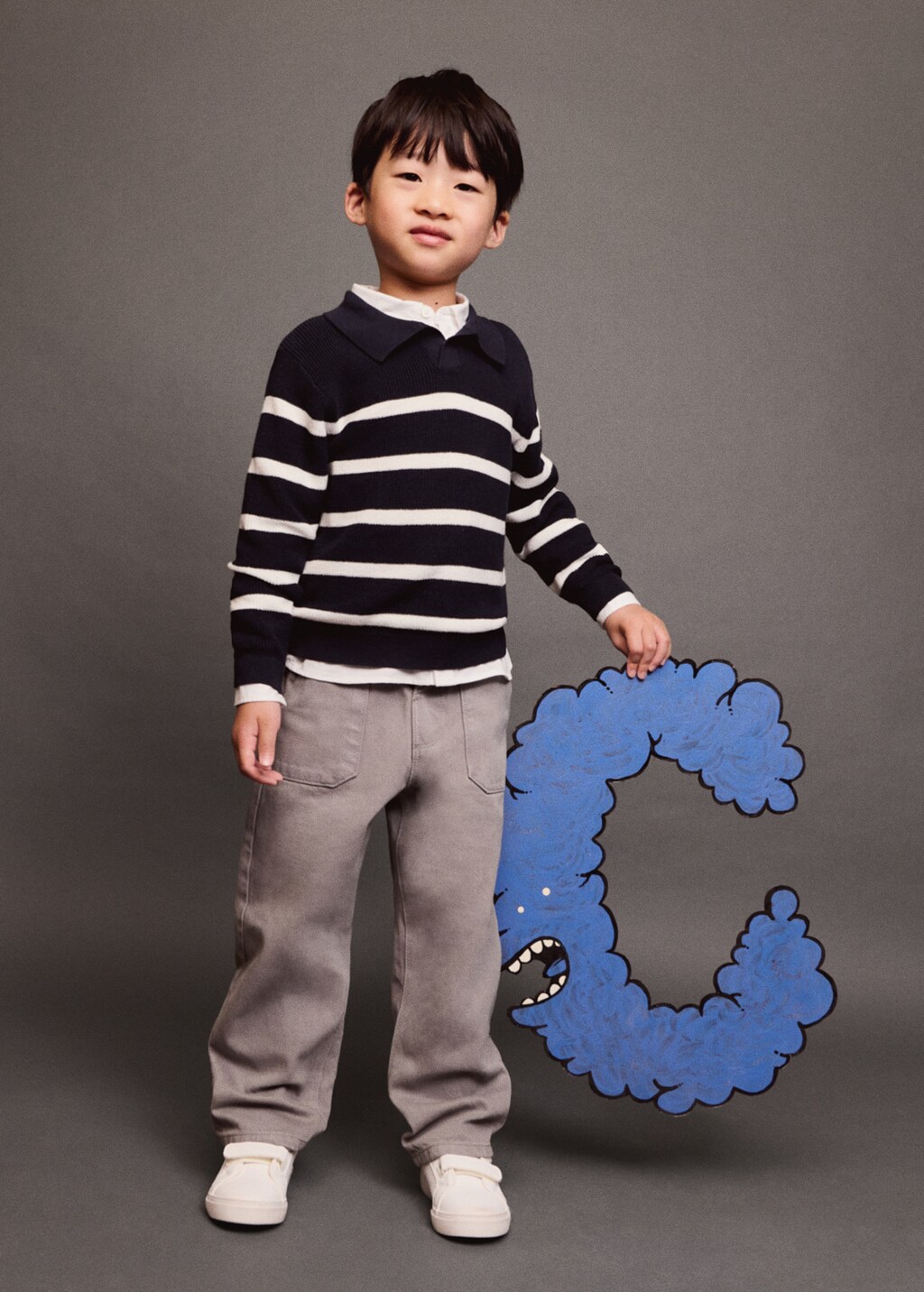 Straight cotton jeans