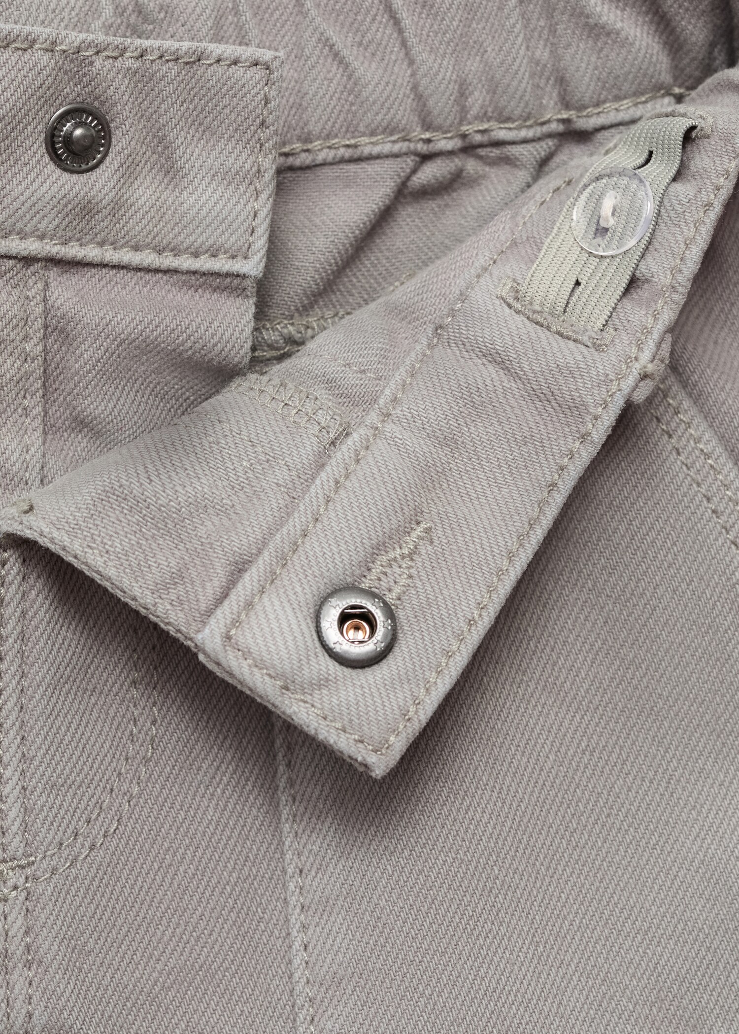Straight cotton jeans - Details of the article 8