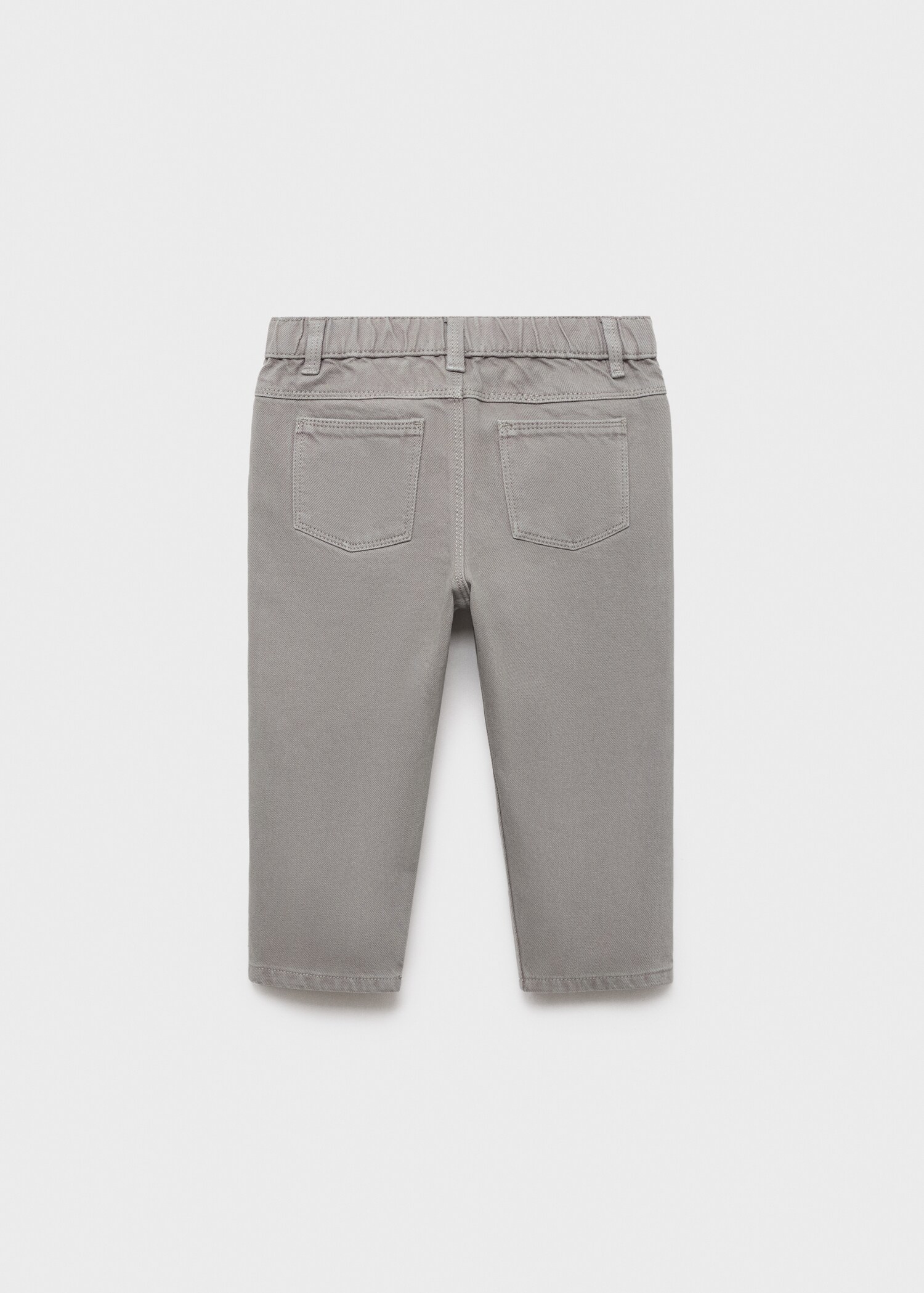 Straight cotton jeans - Reverse of the article