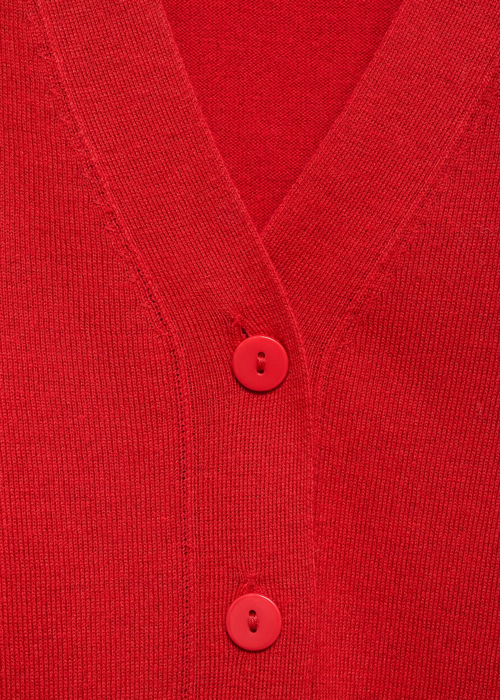 Mango V-neck knitted cardigan