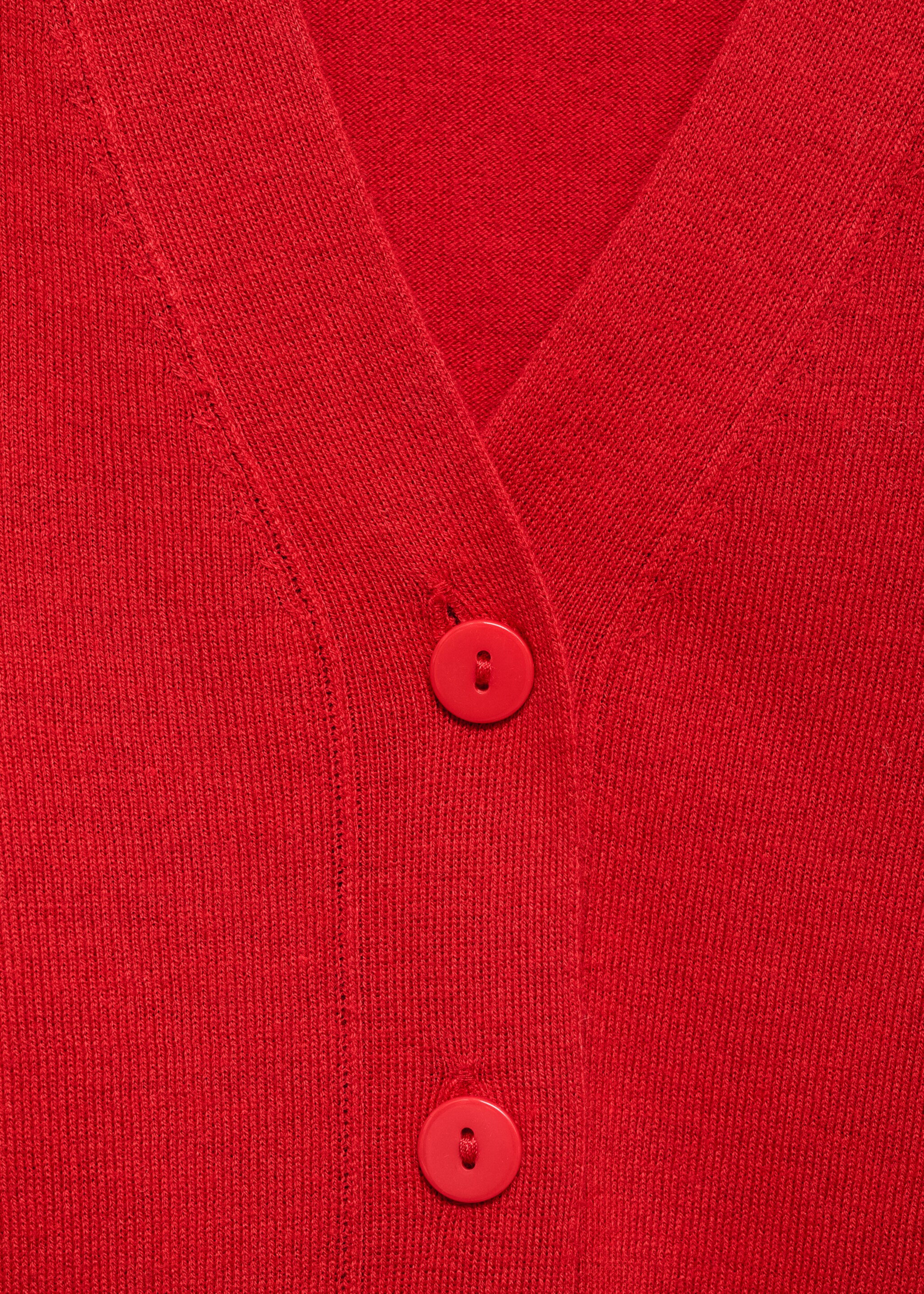 Cardigan maille col V - Détail de l'article 8, Orange foncé. Ref: 17065803-00.