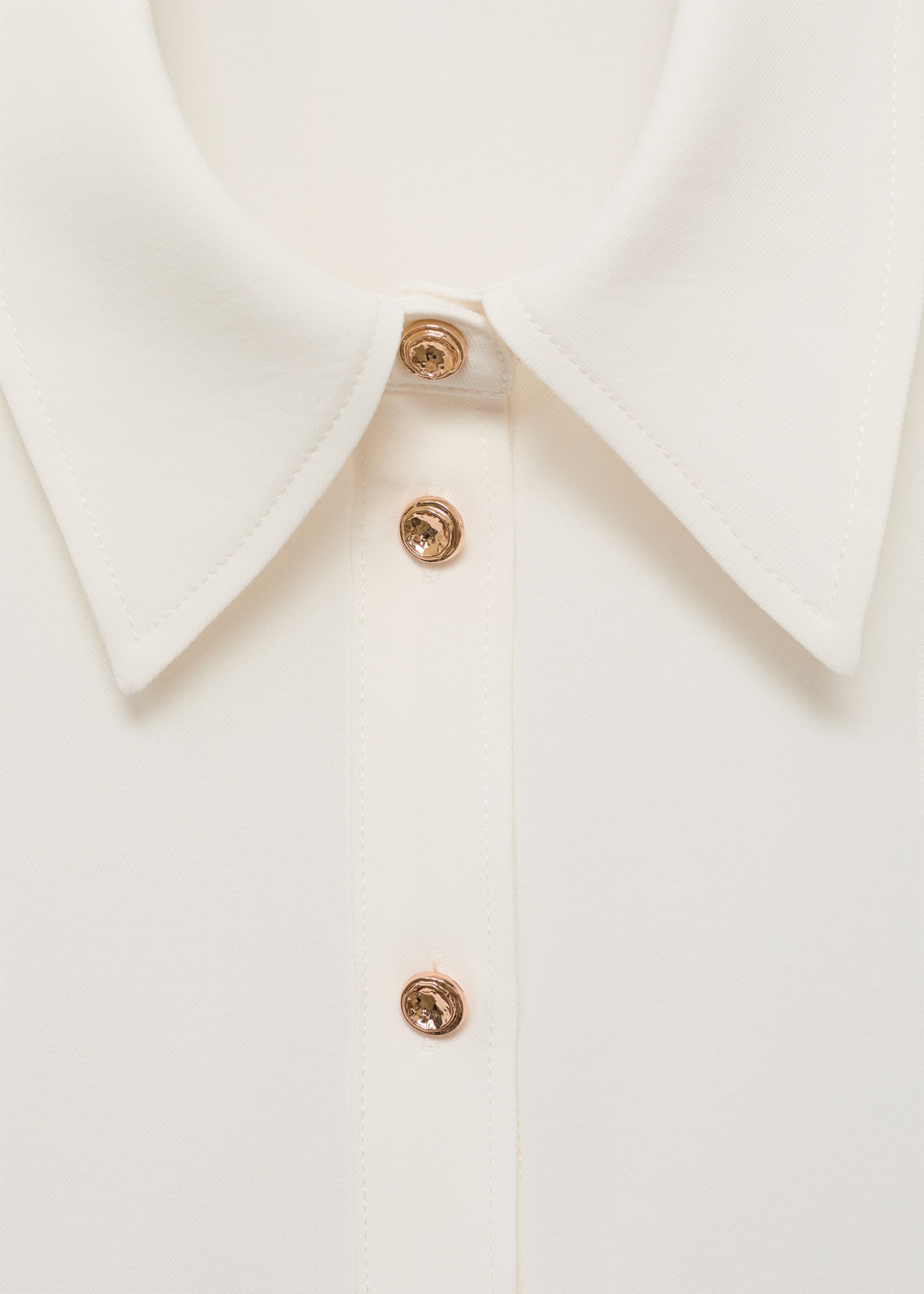 Chemise boutons bijoux - Détail de l'article 8, Blanc cassé. Ref: 17065804-00.