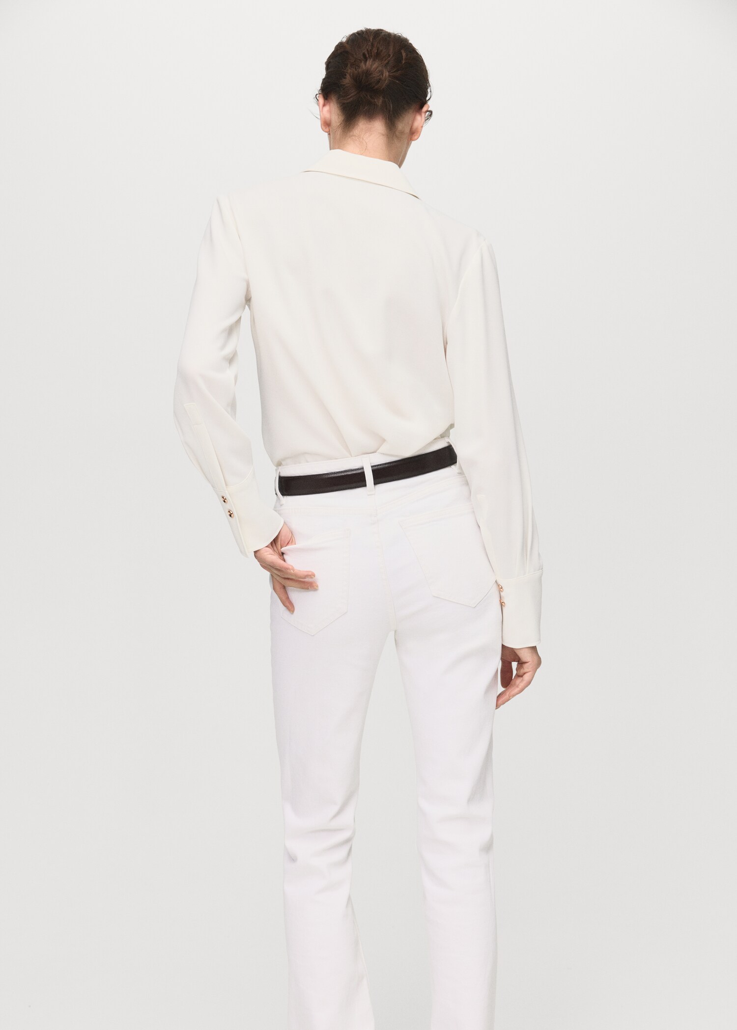 Shirt with jewel buttons - Reverse of the article