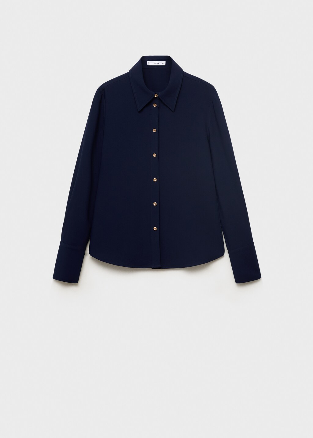 Shirt with jewel buttons - image 5