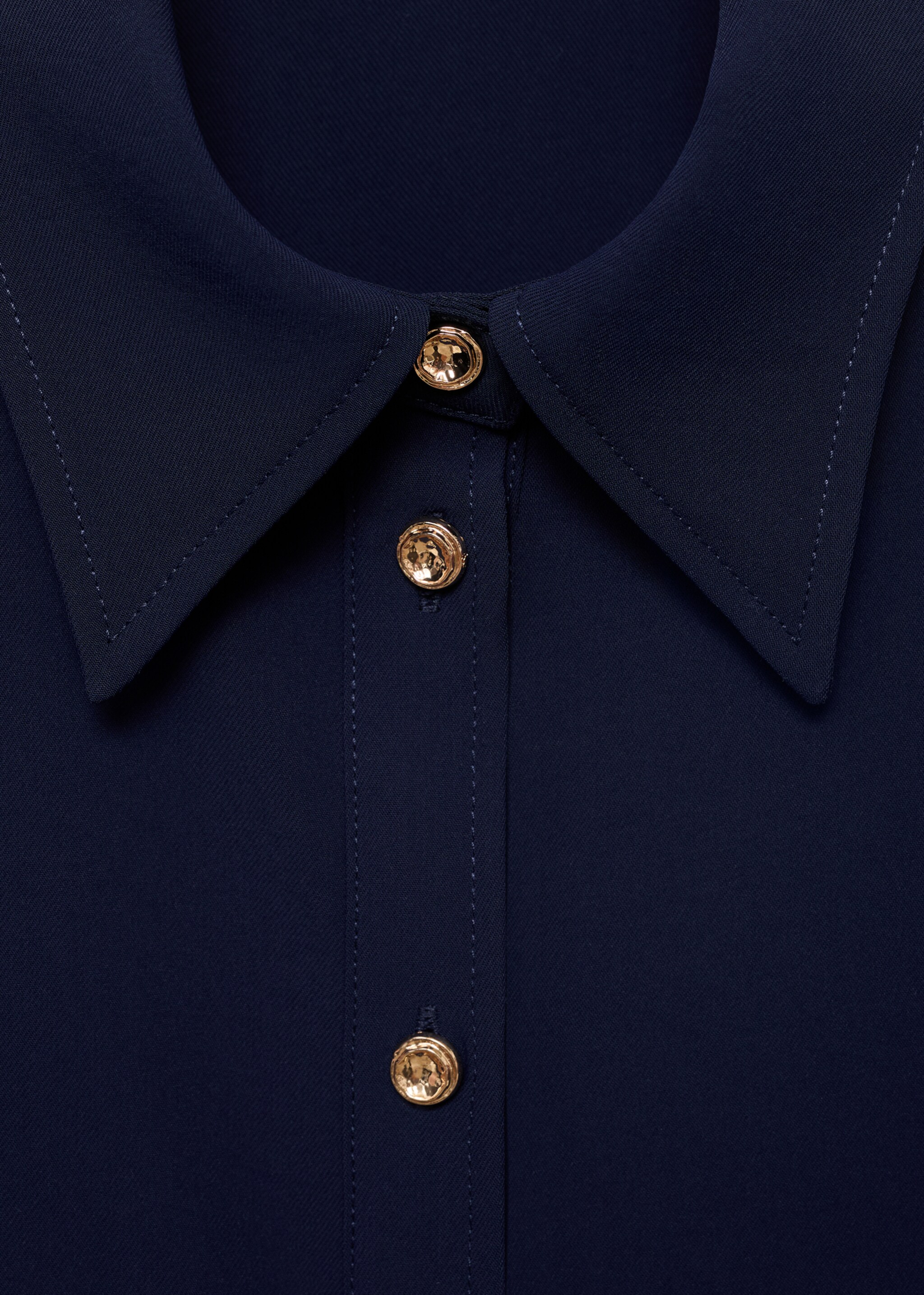 Chemise boutons bijoux - Détail de l'article 8, Bleu marine. Ref: 17065804-00.