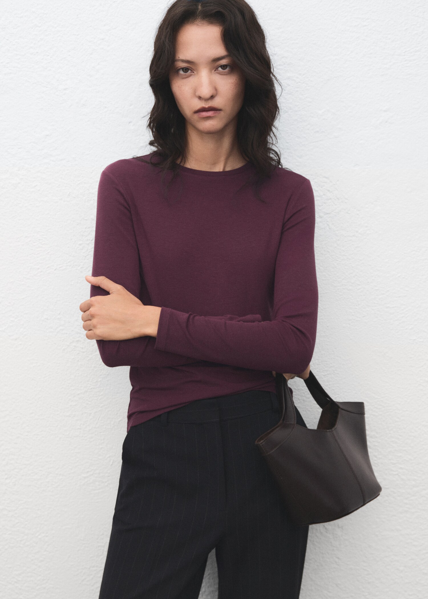 Meliertes Shirt - Mittlere Ansicht