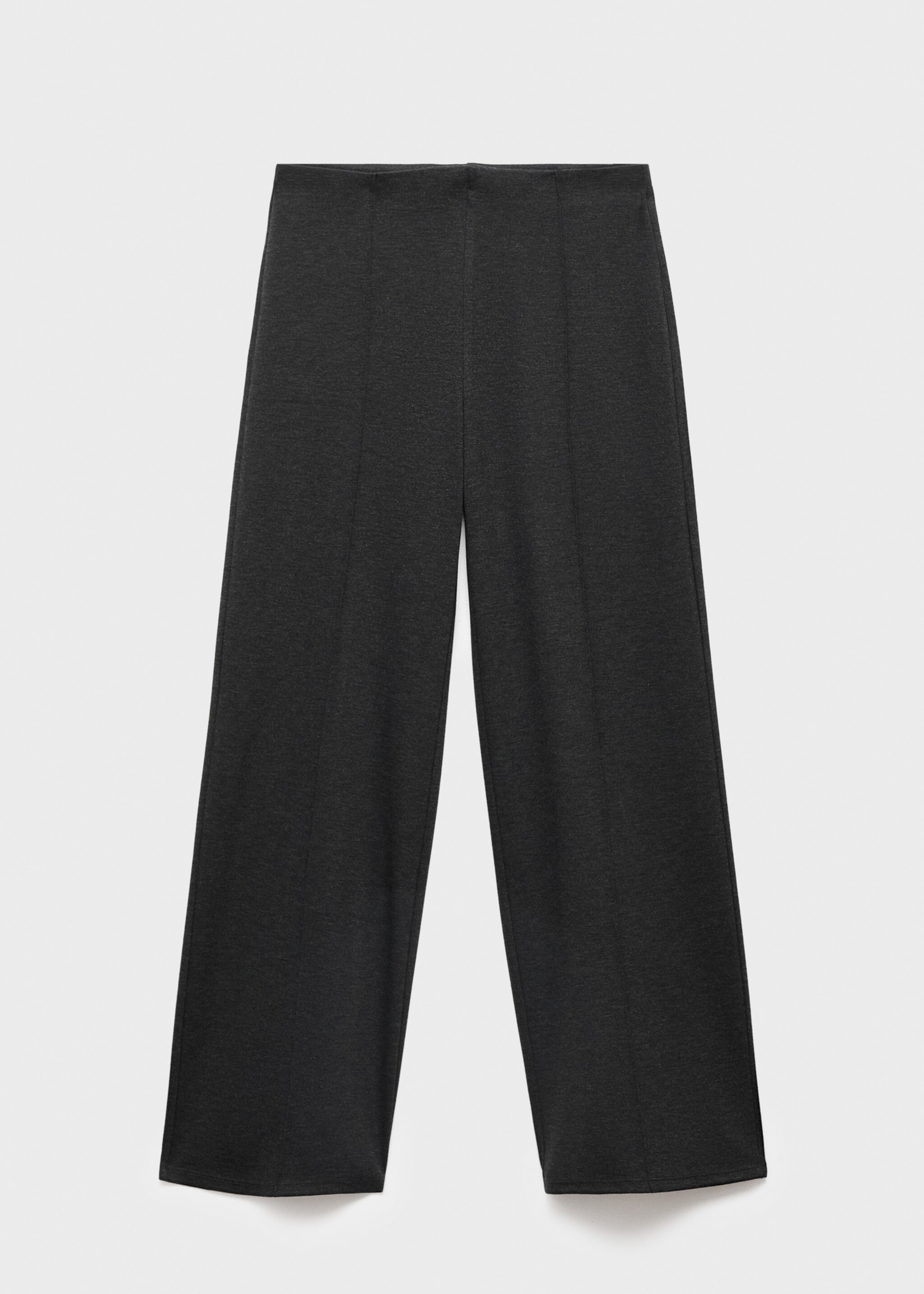 Straight-fit trousers with elastic waist - Article without model, Grey. Ref: 17065816-00.