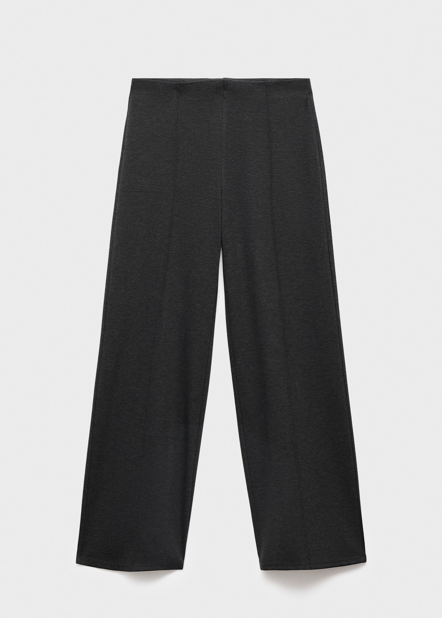 Straight-fit trousers with elastic waist - Article without model