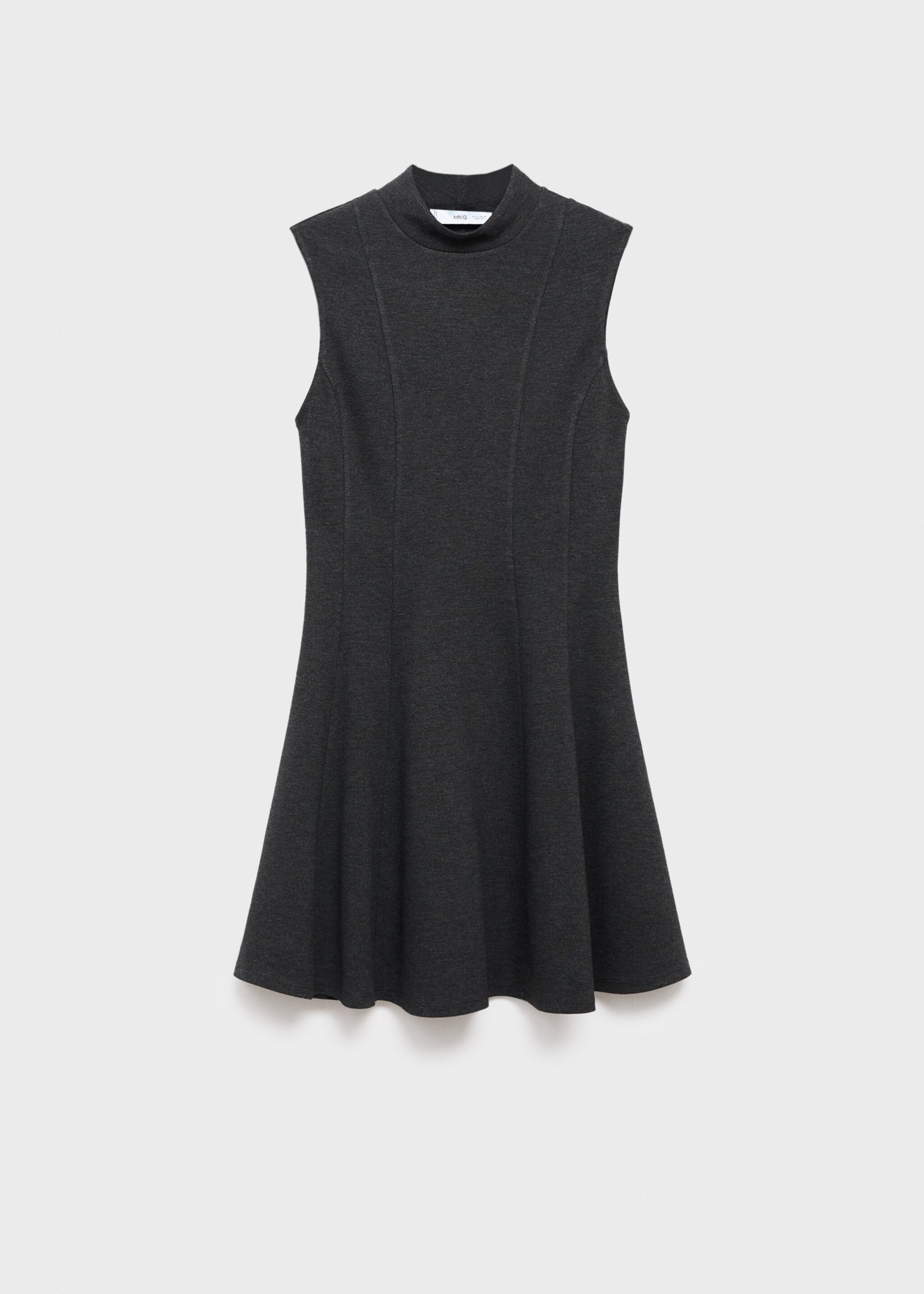 Short seams dress - Article without model, Grey. Ref: 17065817-00.