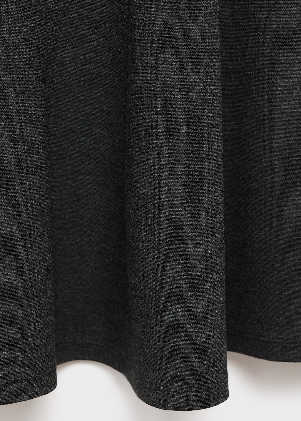 Dress with perkins collar and stitching detail