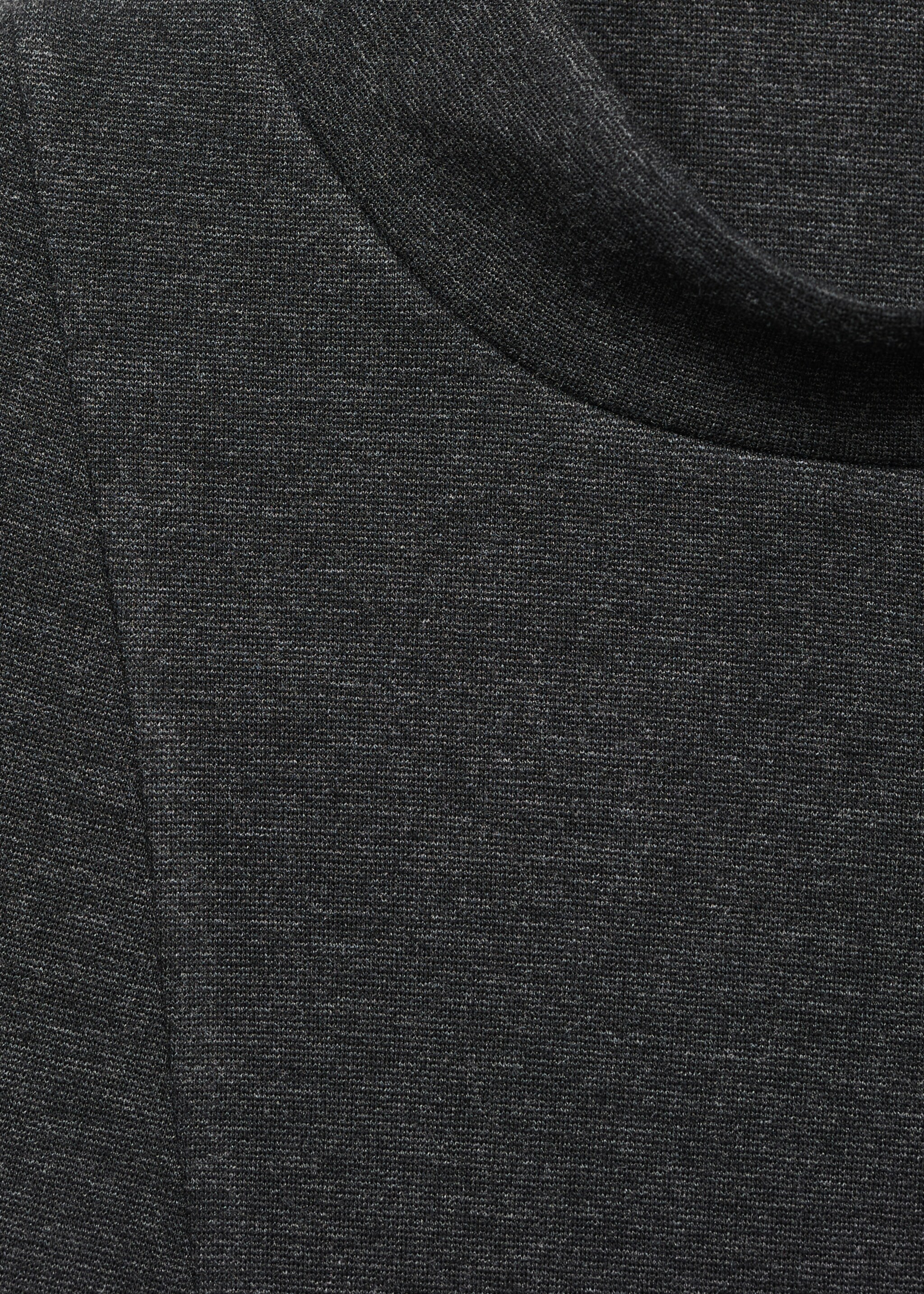 Short seams dress - Details of the article 8, Grey. Ref: 17065817-00.