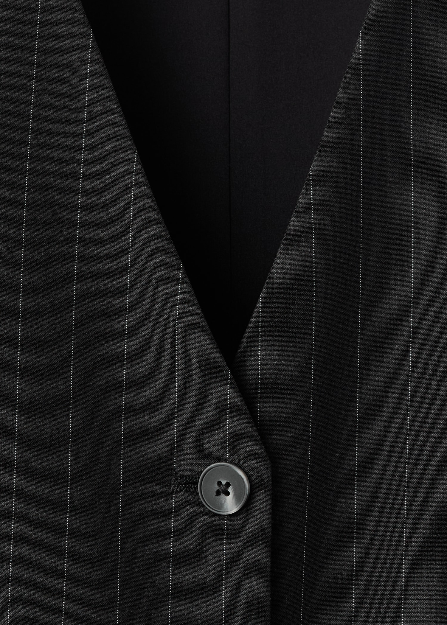 Pinstripe jumpsuit with belt MANGO Bahrain - Main Image