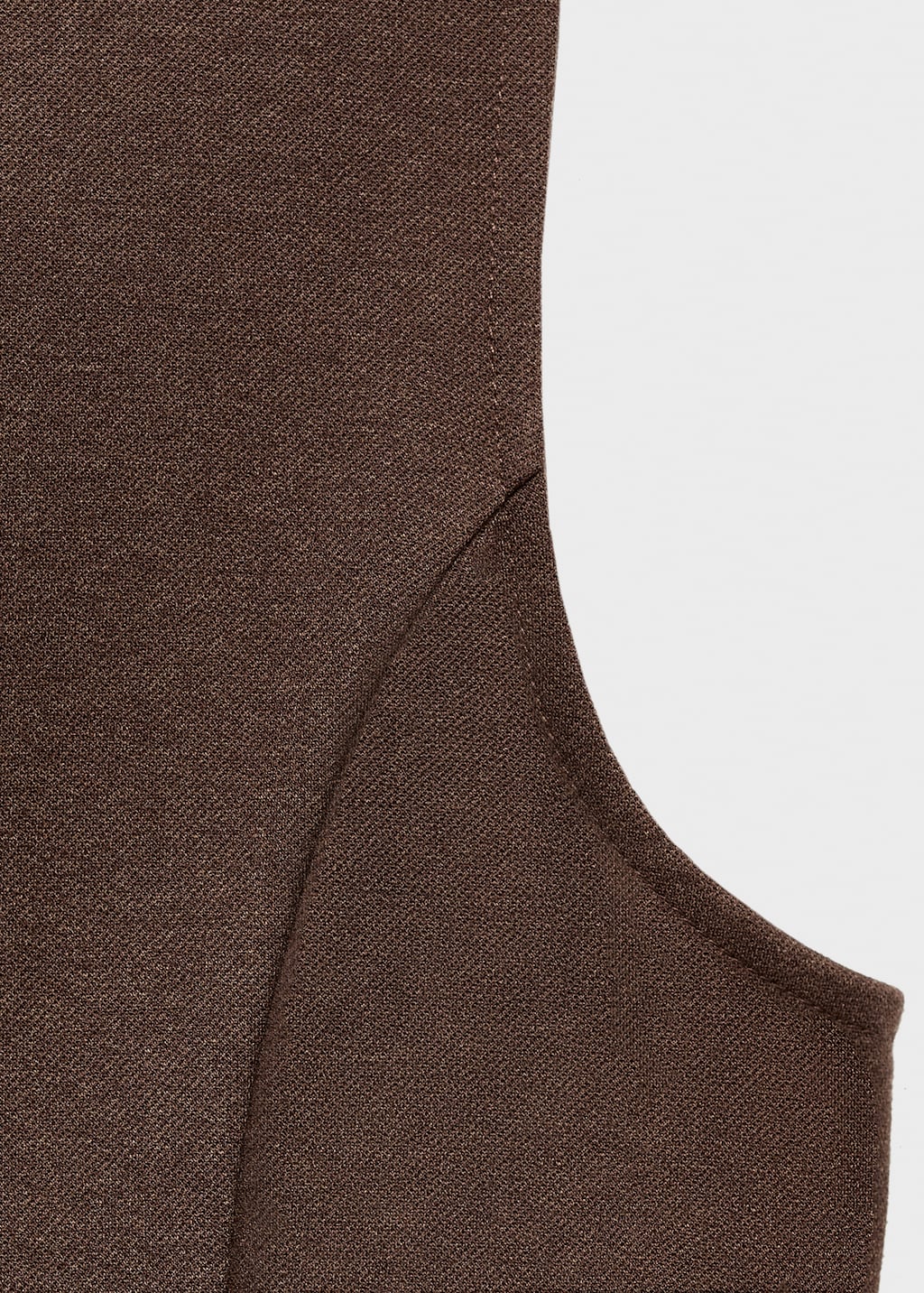Sleeveless top with stitching detail