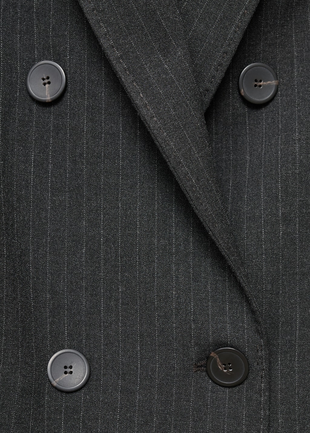 Pinstripe suit blazer