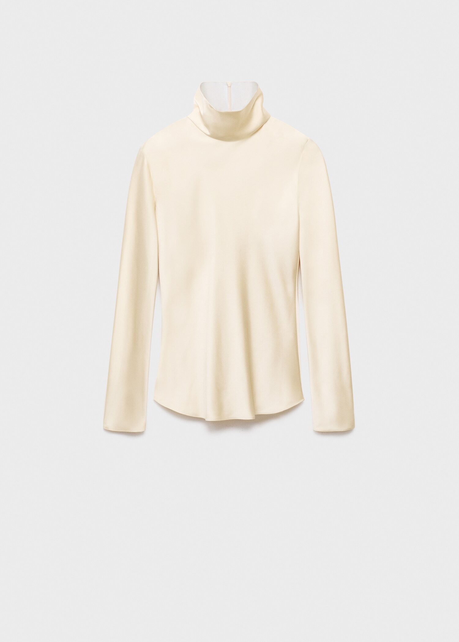 Chemise satinée col montant - Article sans modèle
