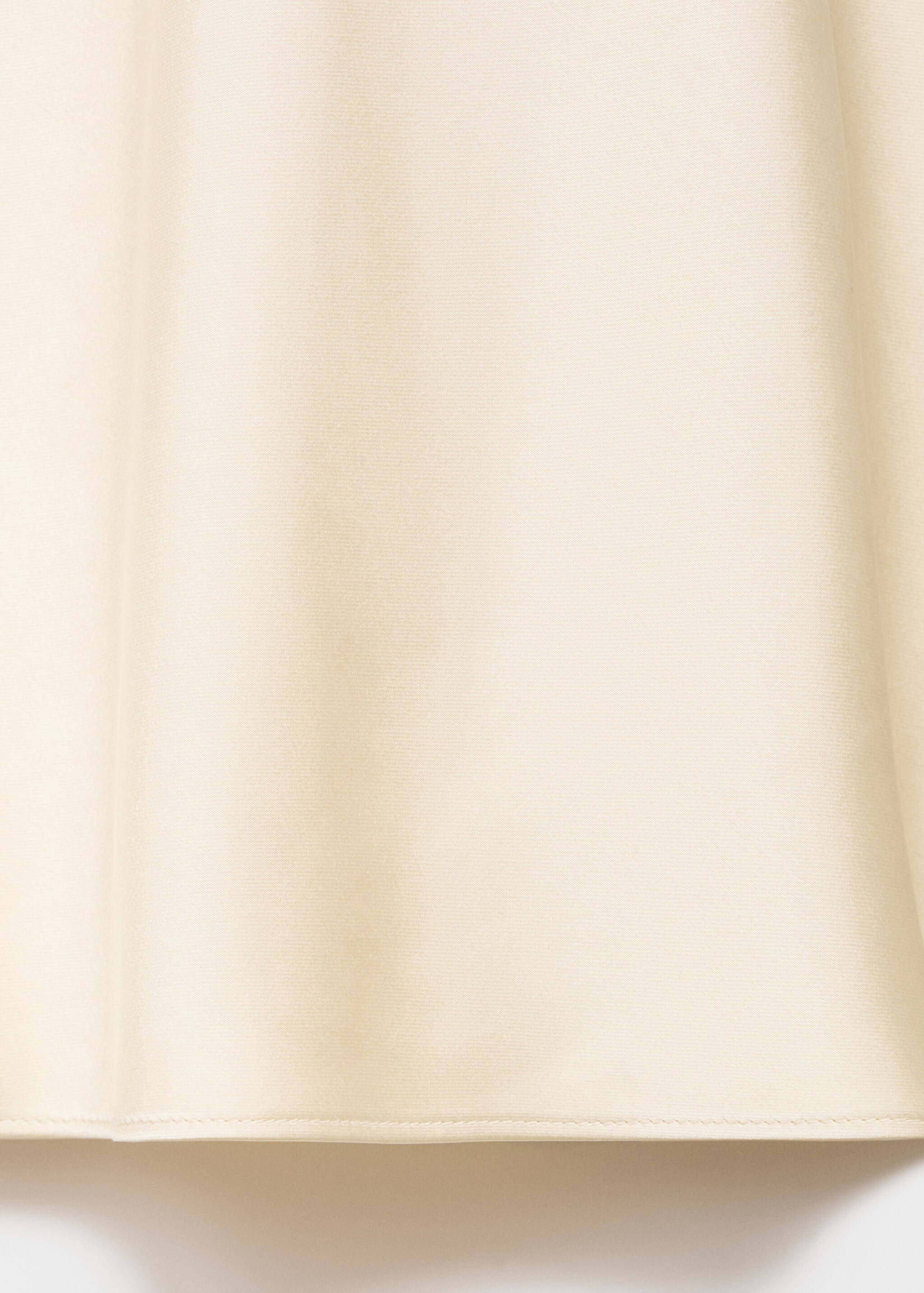 High-neck satin blouse - Details of the article 0, Ecru. Ref: 17065825-00.