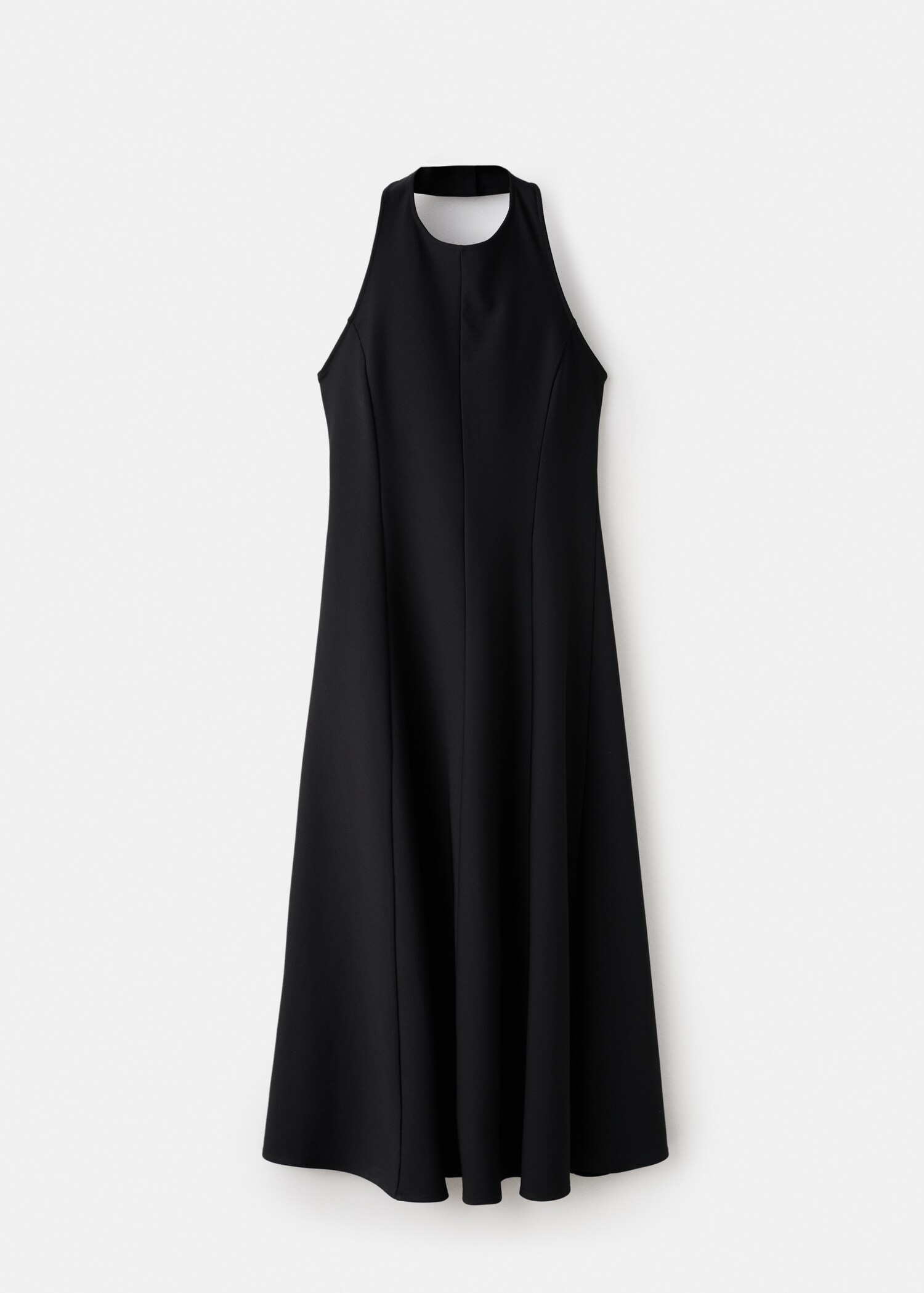 Halter-neck pleated dress - Article without model