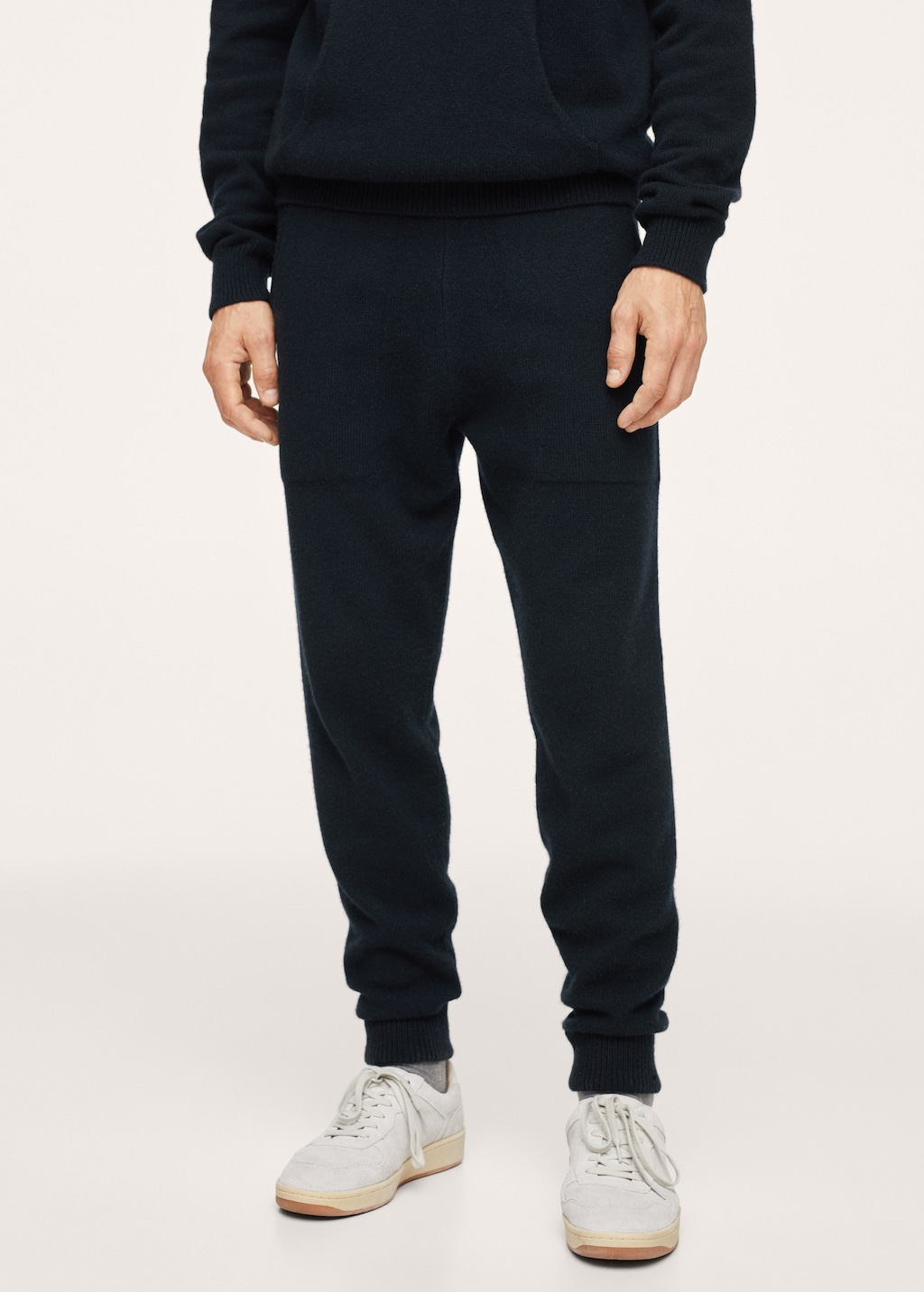 Mango knit joggers hotsell