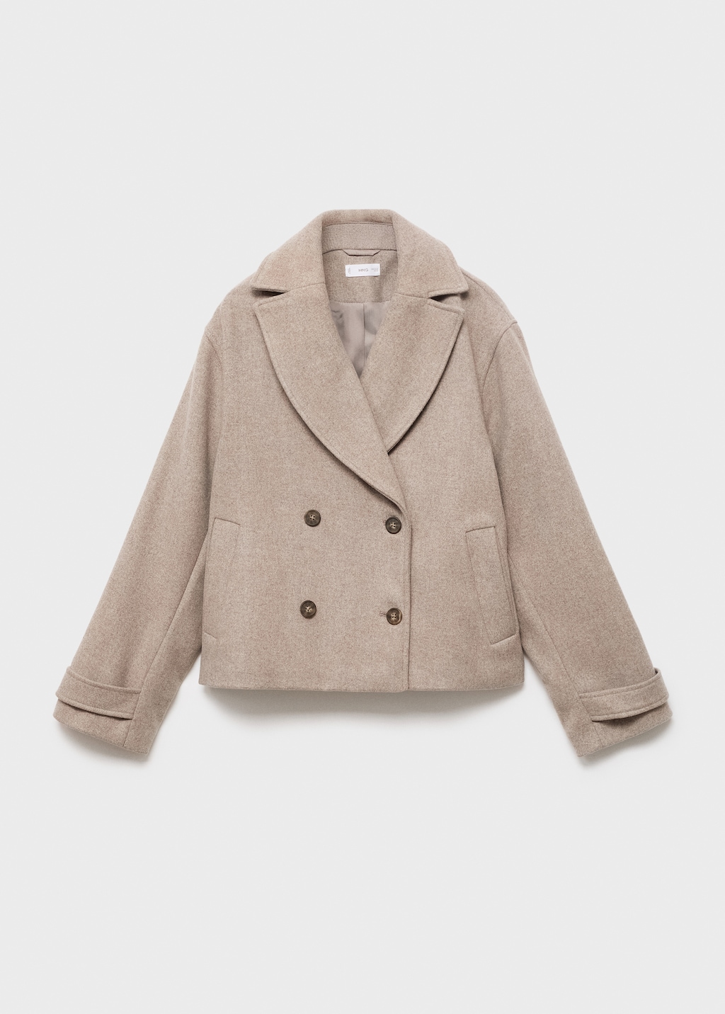 Wool fabric coat
