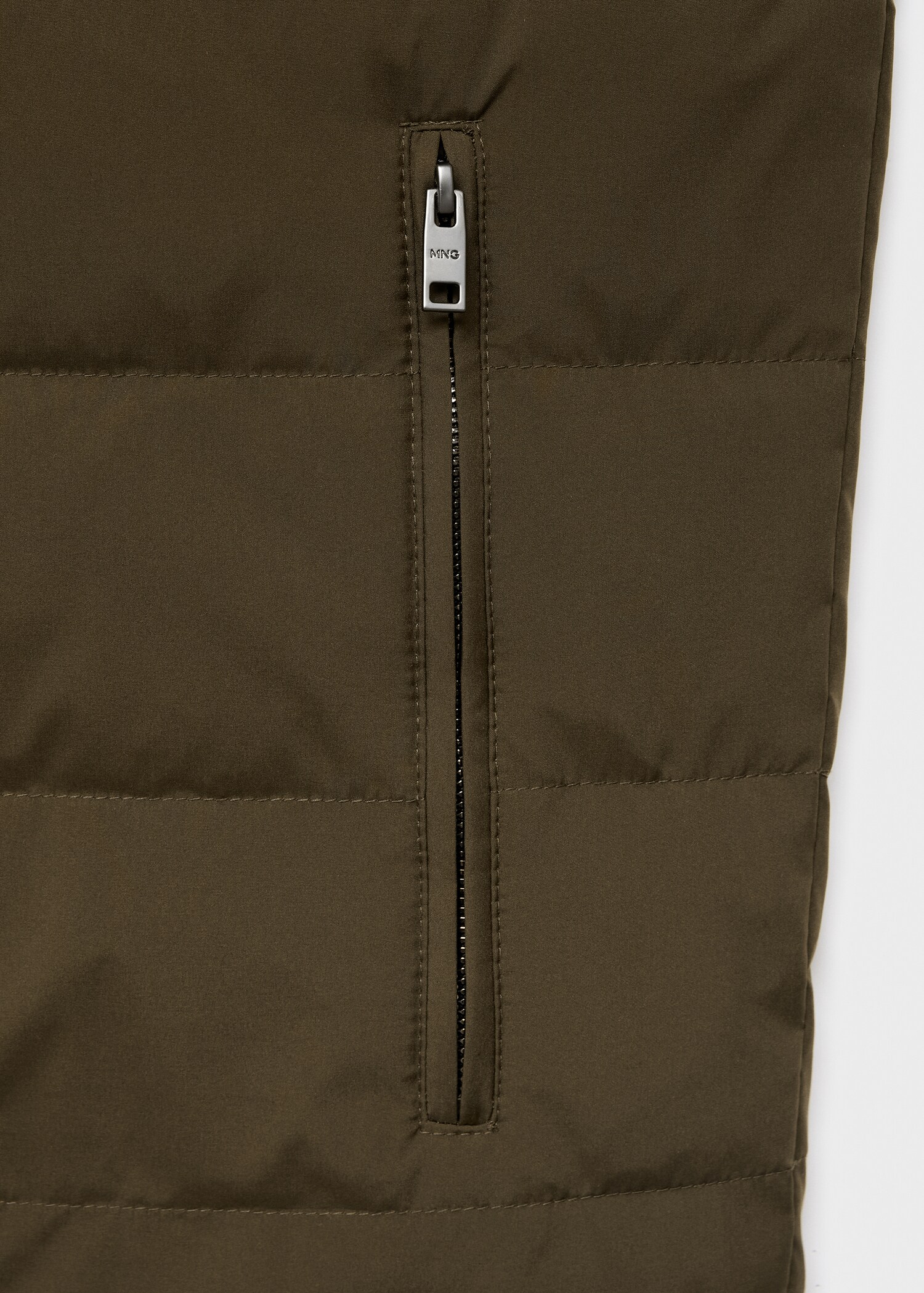 Gilet matelassé rembourrage duvet et plumes - Détail de l'article 0