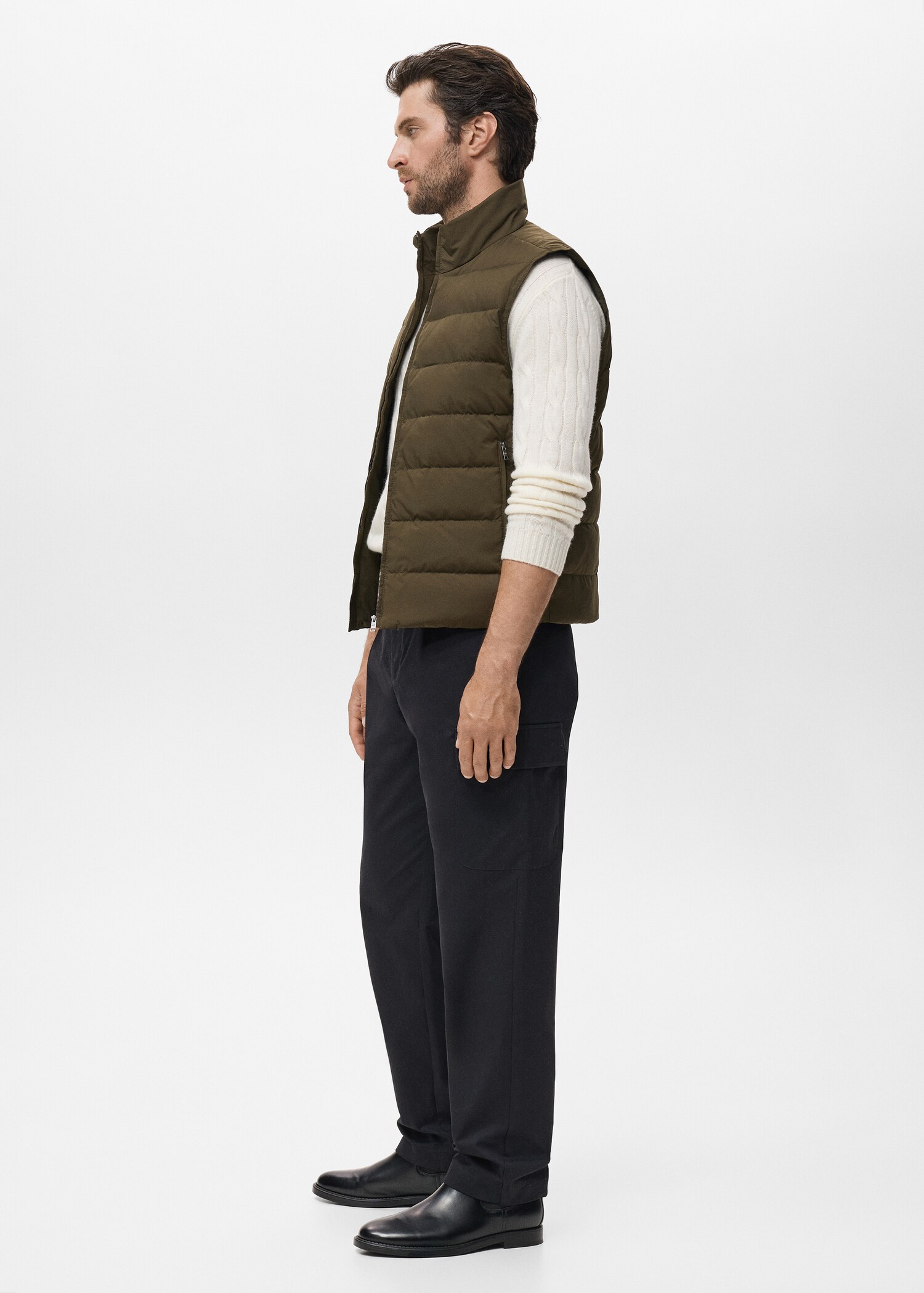 Gilet matelassé rembourrage duvet et plumes - Détail de l'article 2