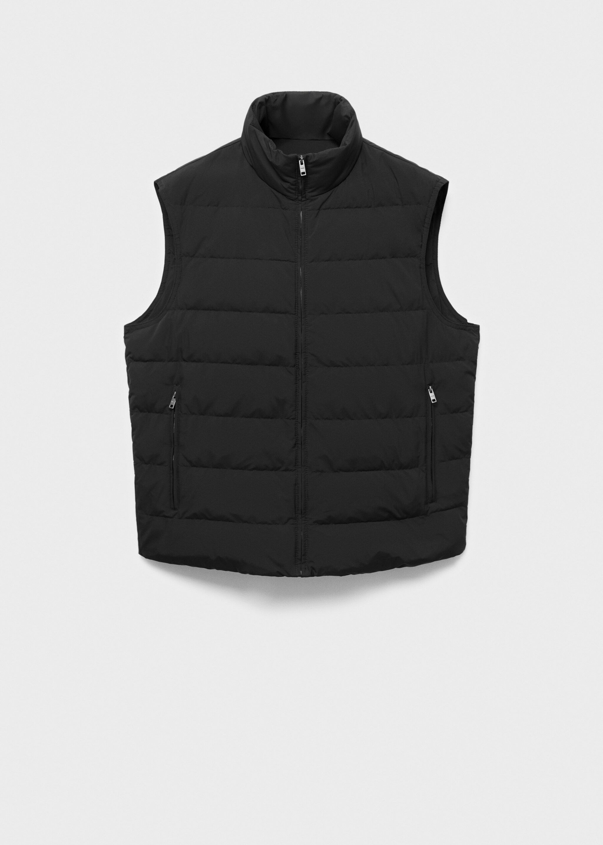 Gilet matelassé rembourrage duvet et plumes - Article sans modèle, Noir. Ref: 17065968-00.