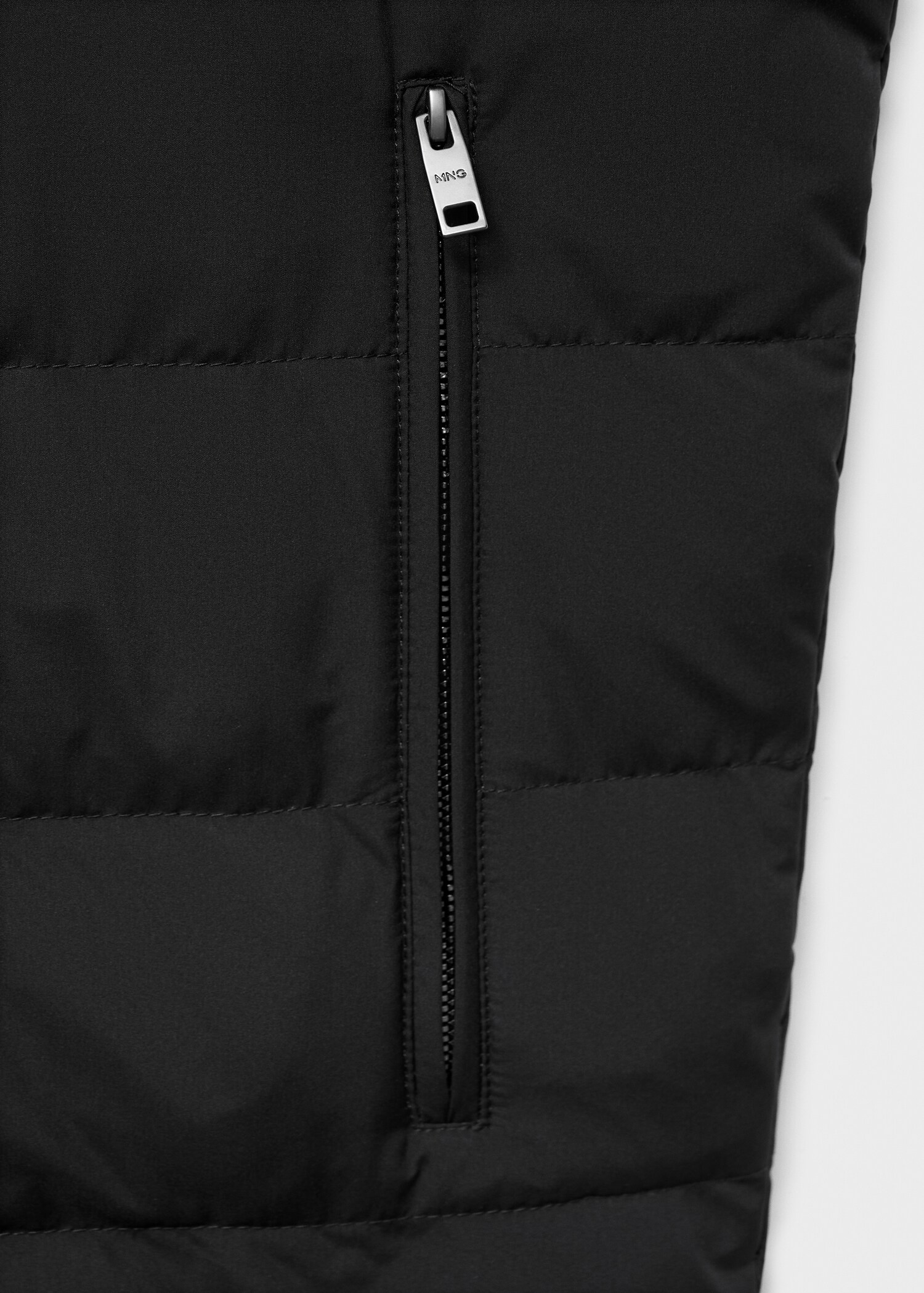 Gilet matelassé rembourrage duvet et plumes - Détail de l'article 0