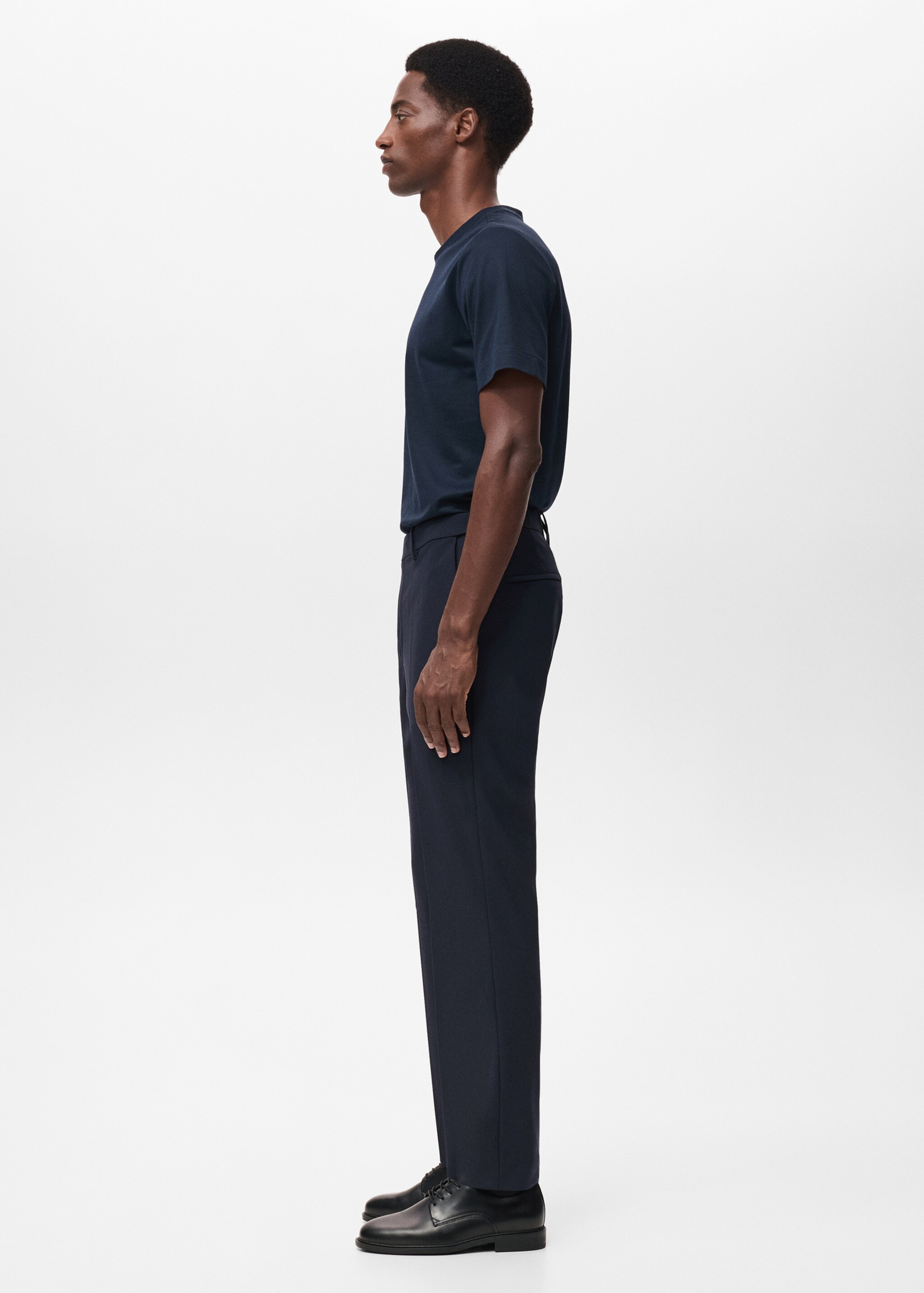 Pantalon costume Zurich slim-fit Thermolite® - Détail de l'article 2, Bleu marine. Ref: 17065970-00.