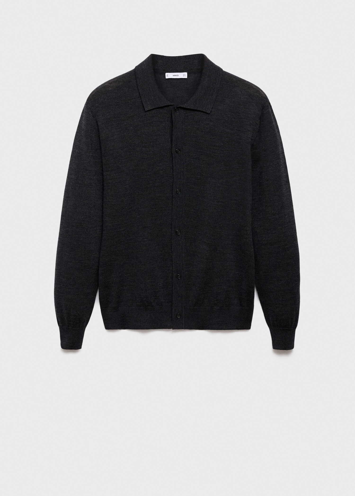 Cardigan 100 % laine mérinos - Article sans modèle