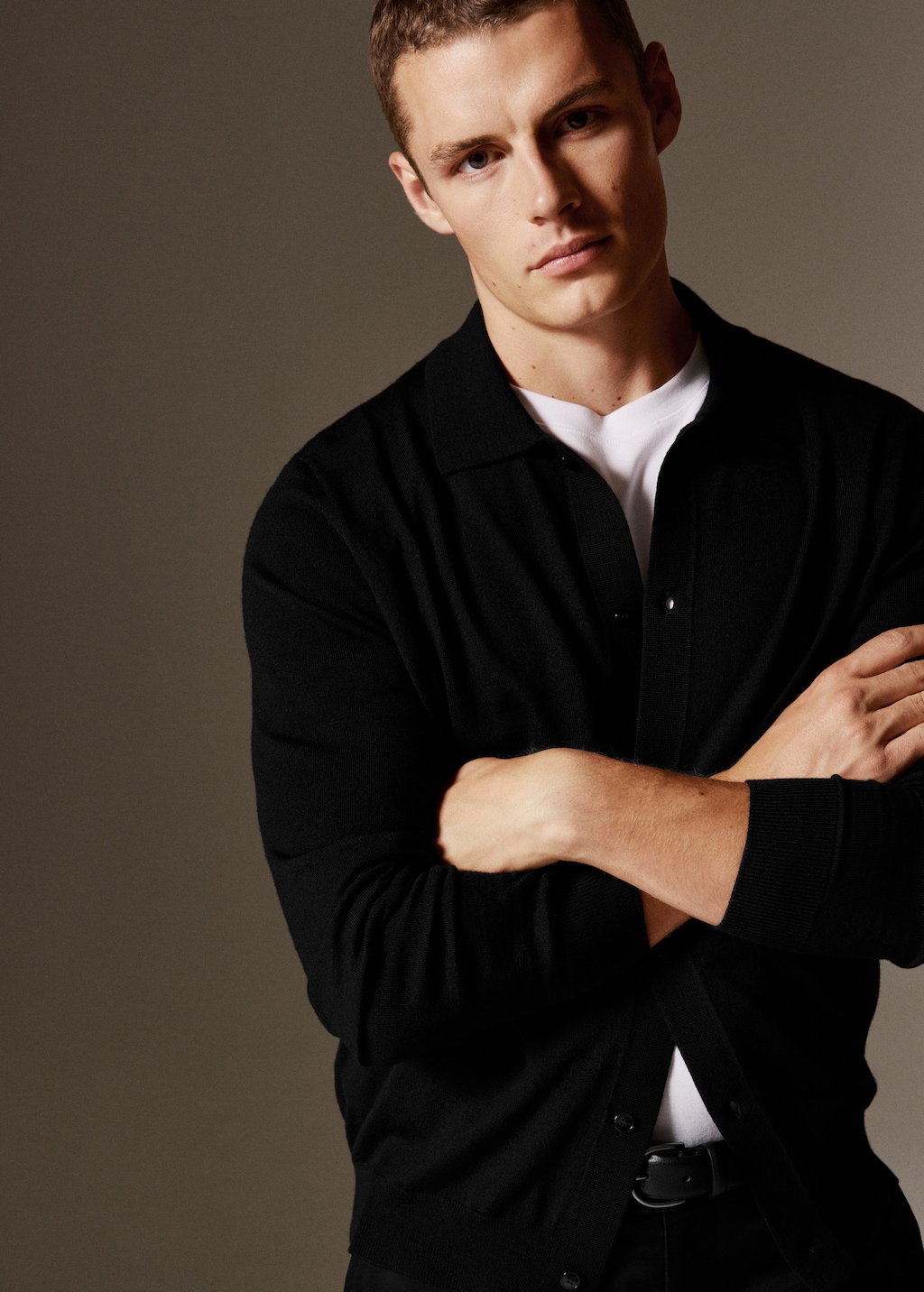 100% merino wool cardigan