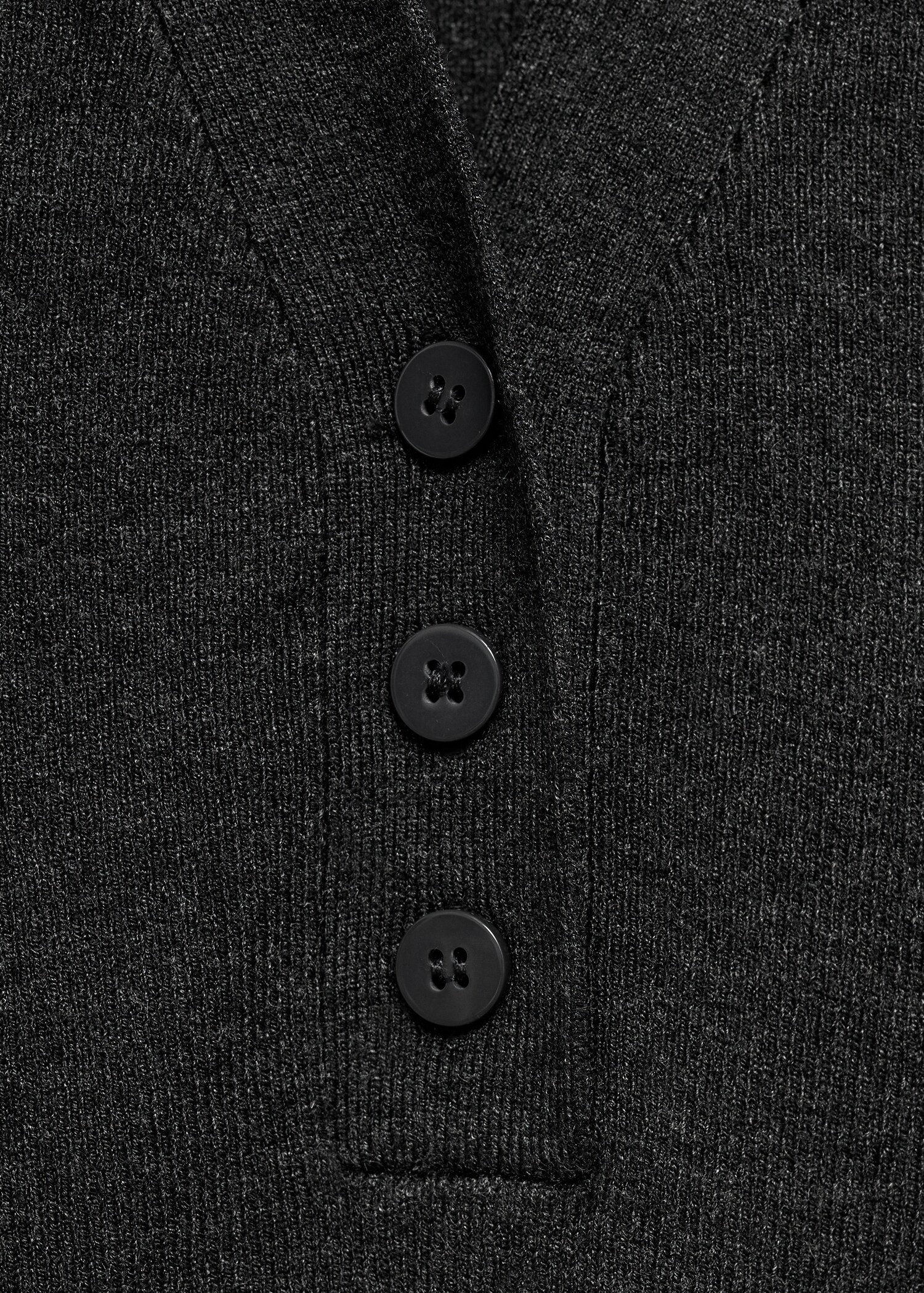 Fine-knit sweater with shirt collar - Details of the article 0