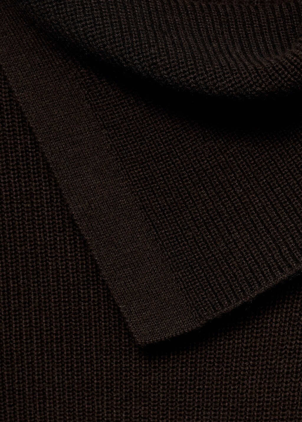 Mango Sweater with asymmetrical neck and buttons