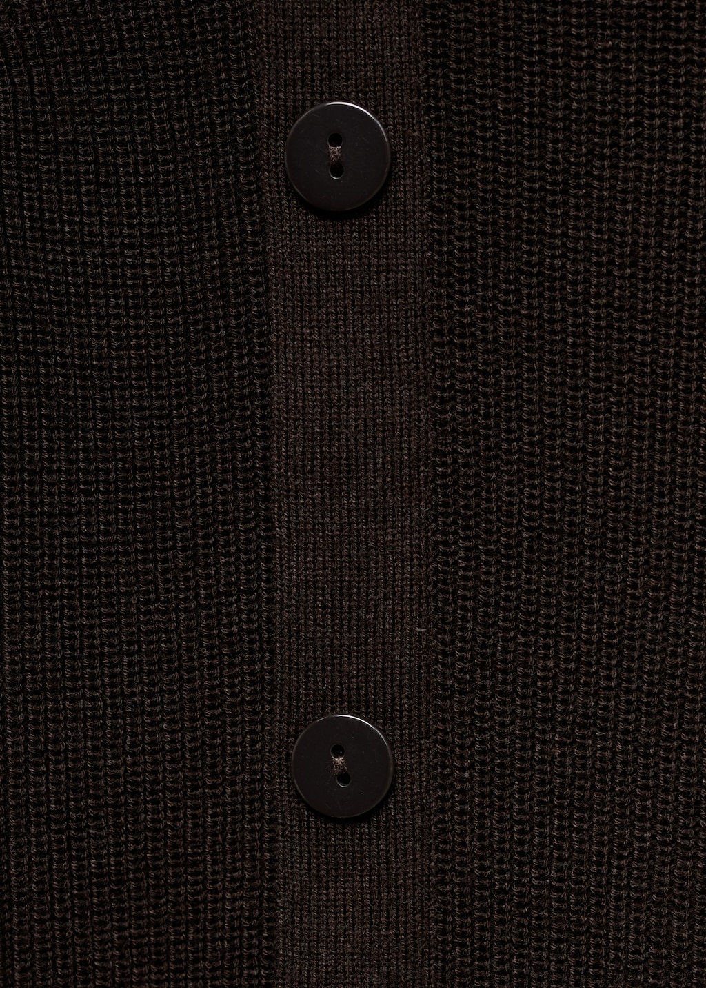 Mango Sweater with asymmetrical neck and buttons