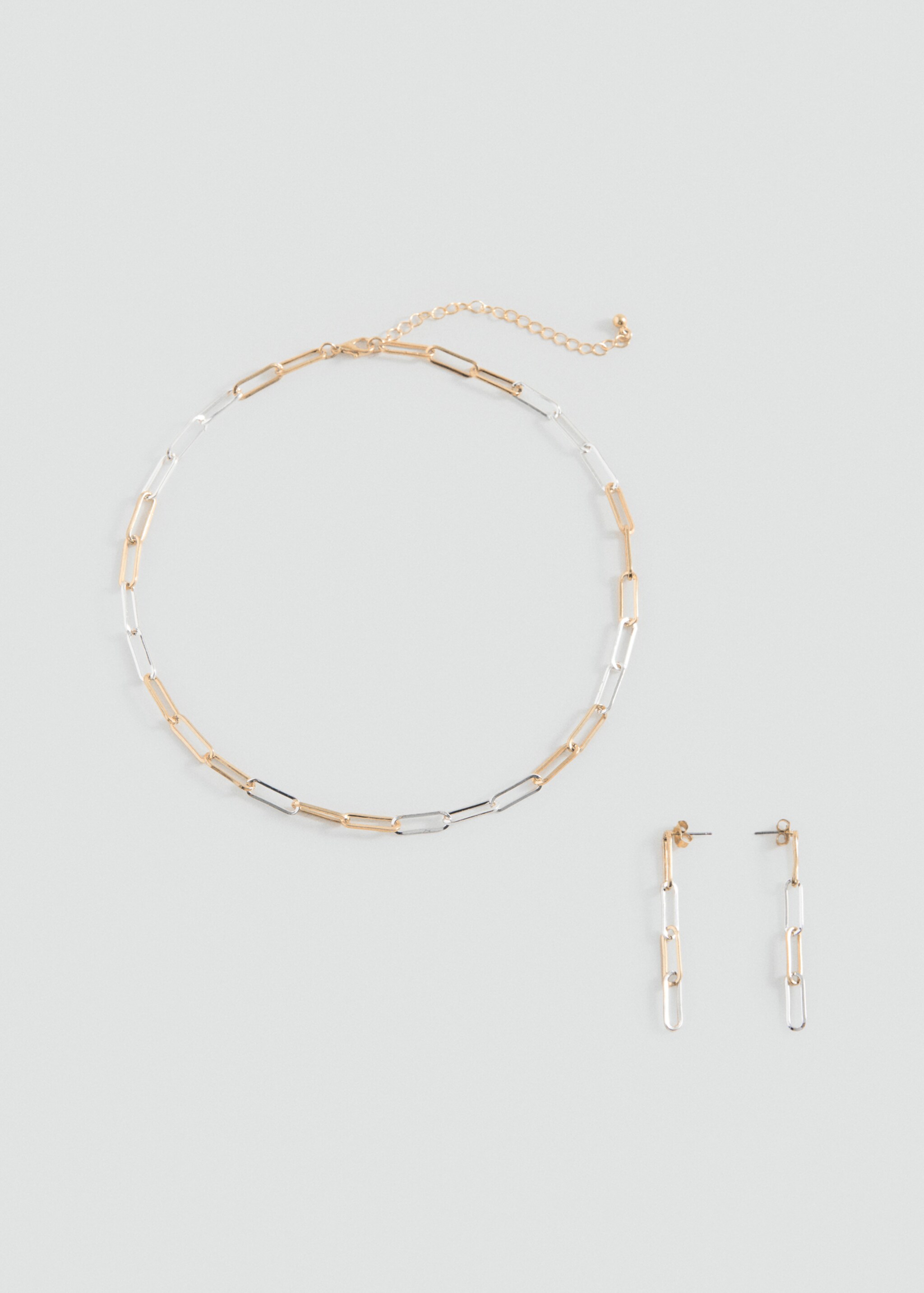 Necklace and earrings set - Article without model, Gold. Ref: 17065987-00.
