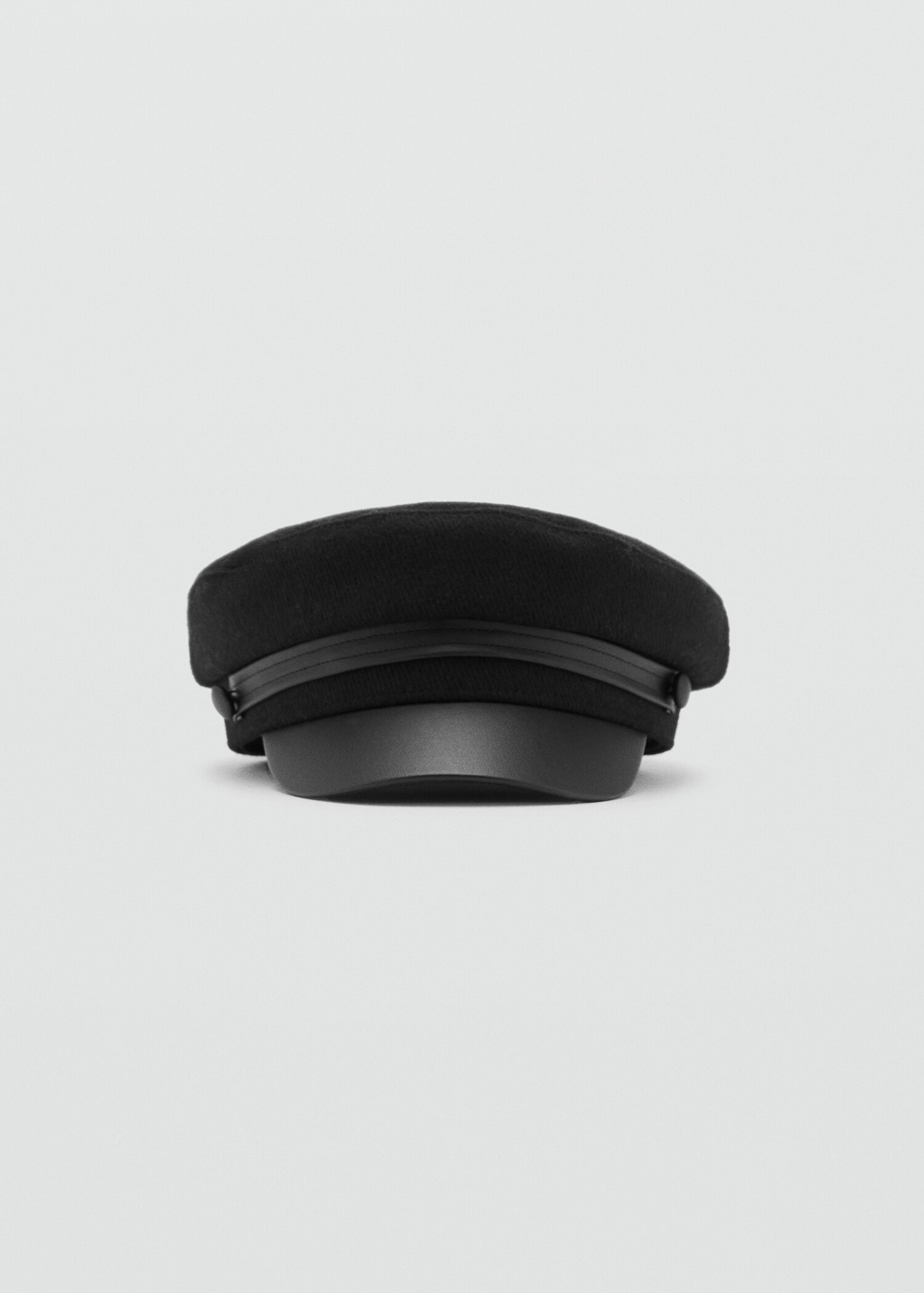 Wool-blend baker boy cap - Medium plane