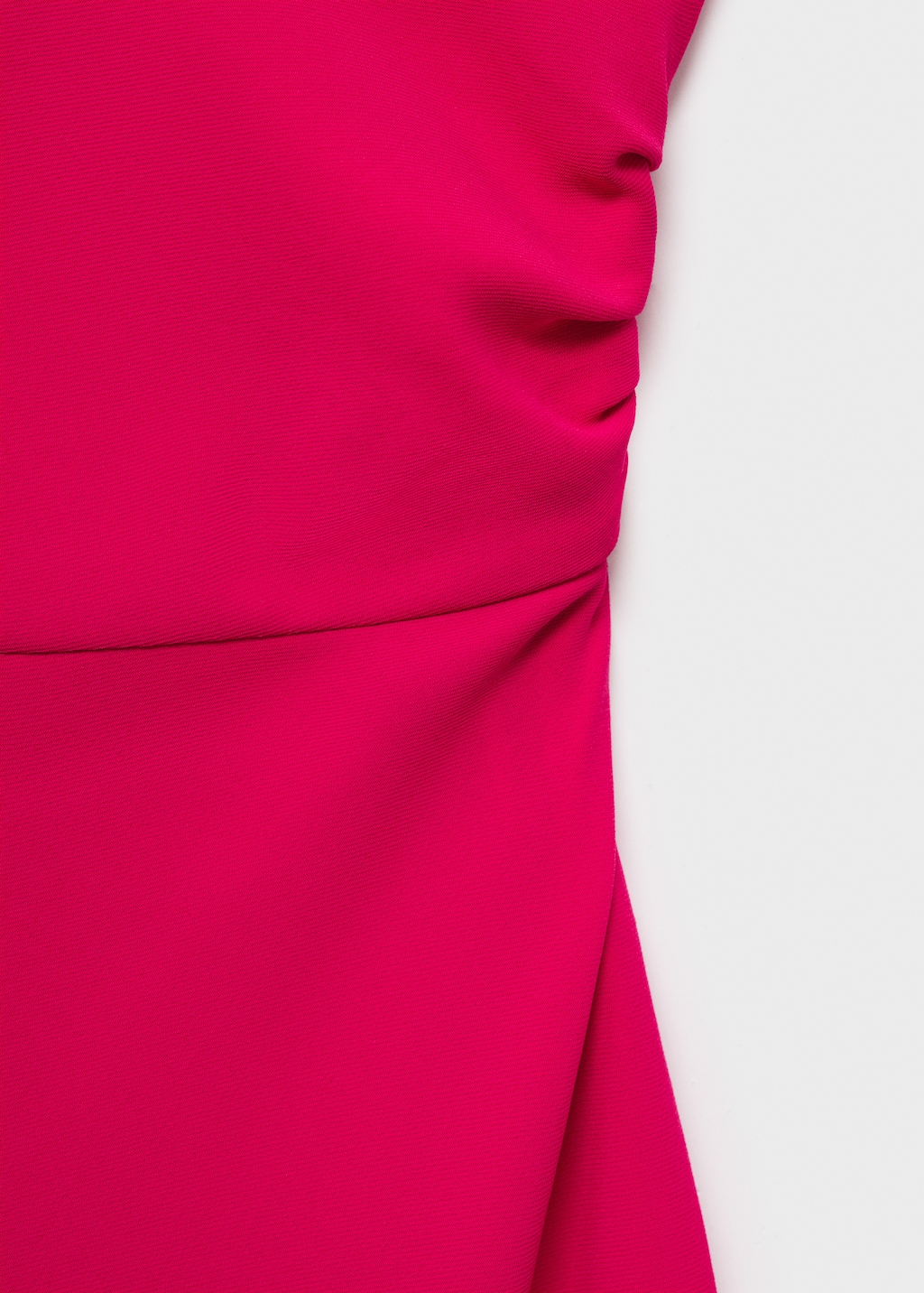 Asymmetrical midi-dress