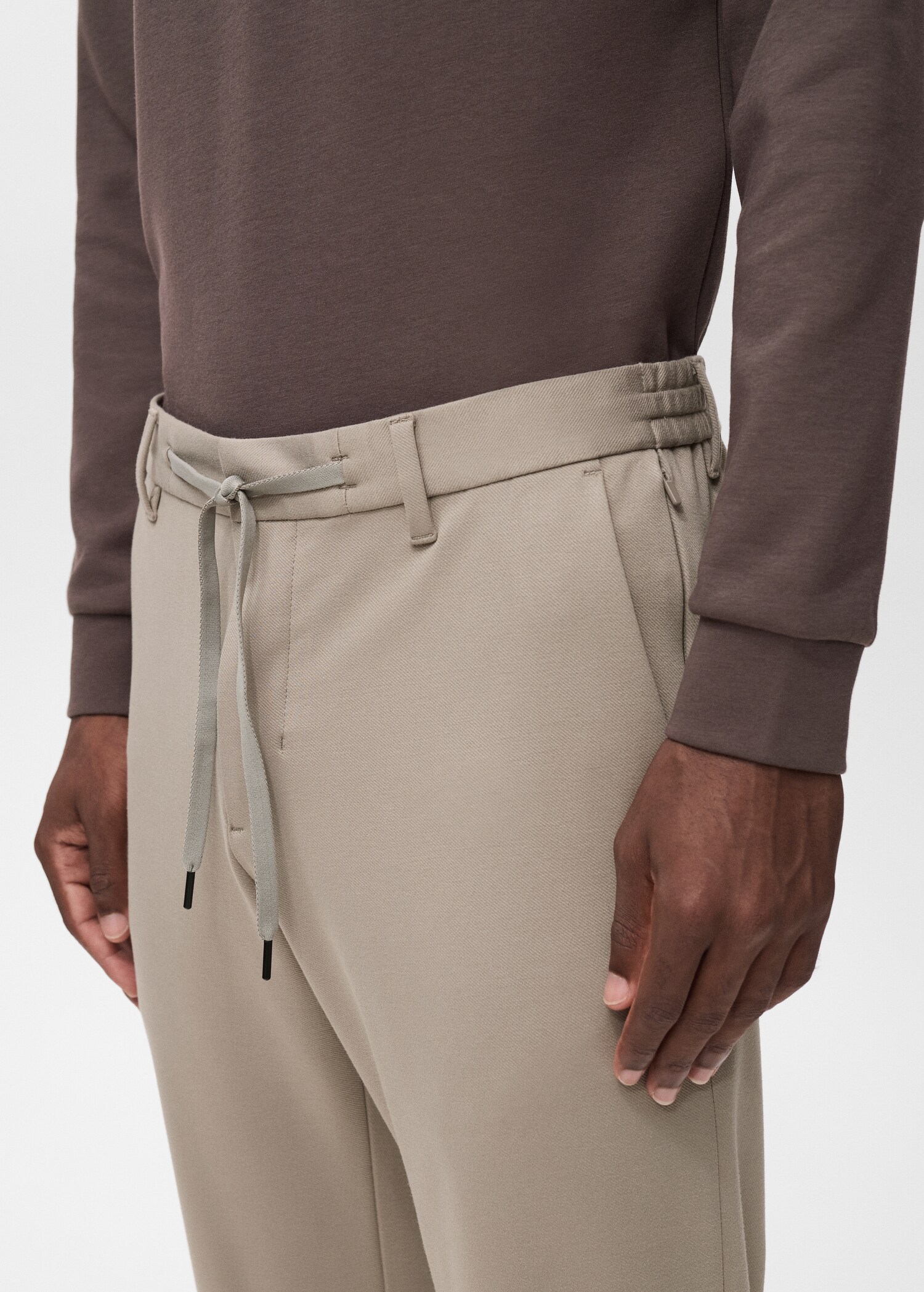 Pantalon slim-fit comfort stretch cordon - Détail de l'article 1