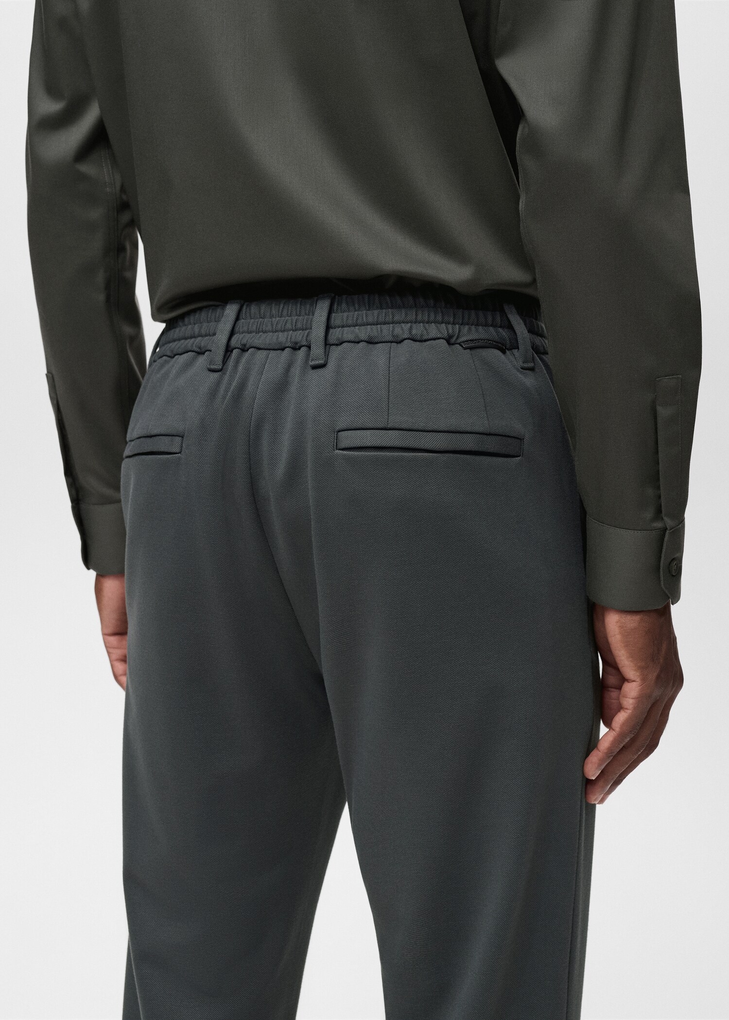 Pantalon slim-fit comfort stretch cordon - Détail de l'article 6
