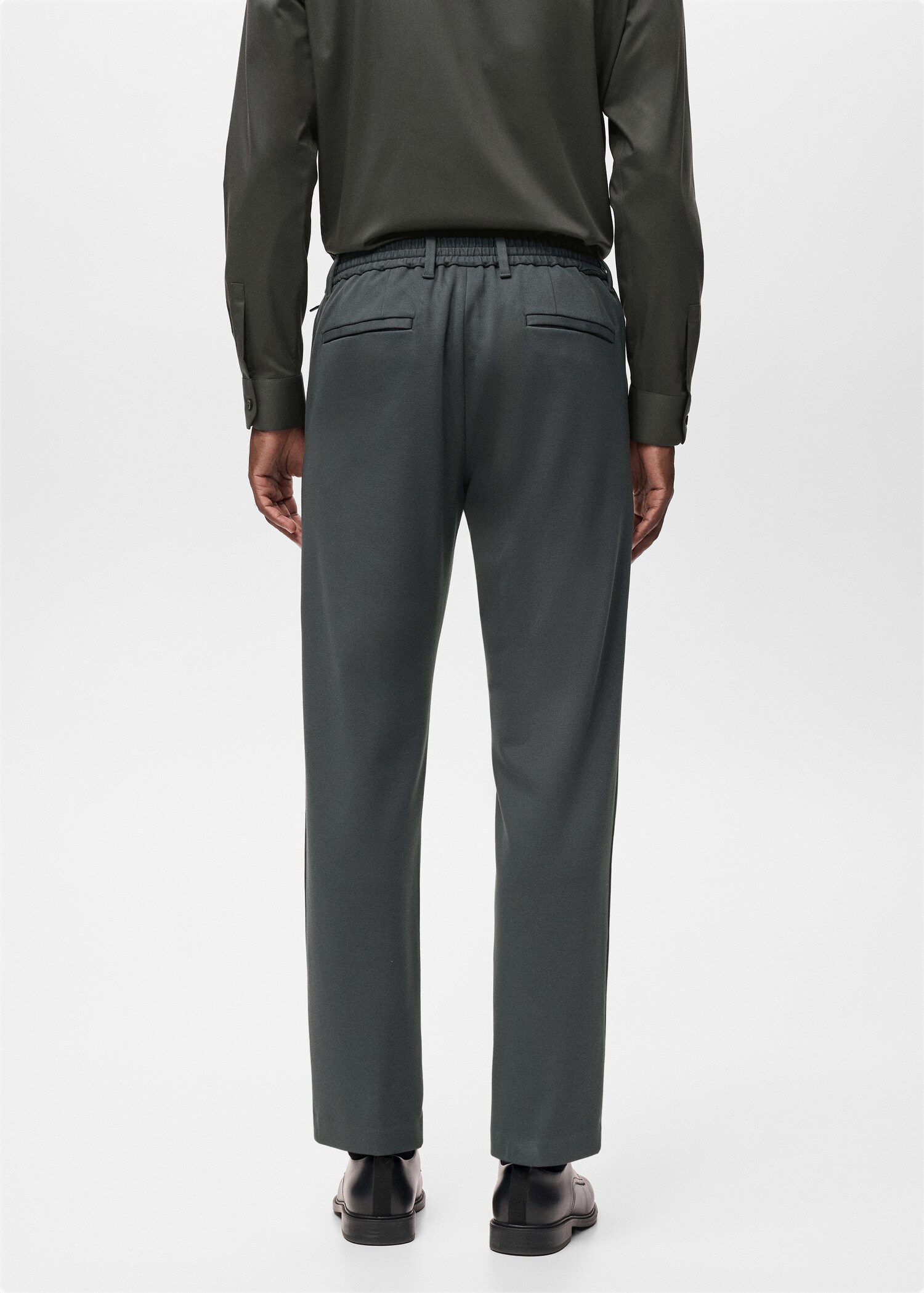 Pantalon slim-fit comfort stretch cordon - Verso de l’article