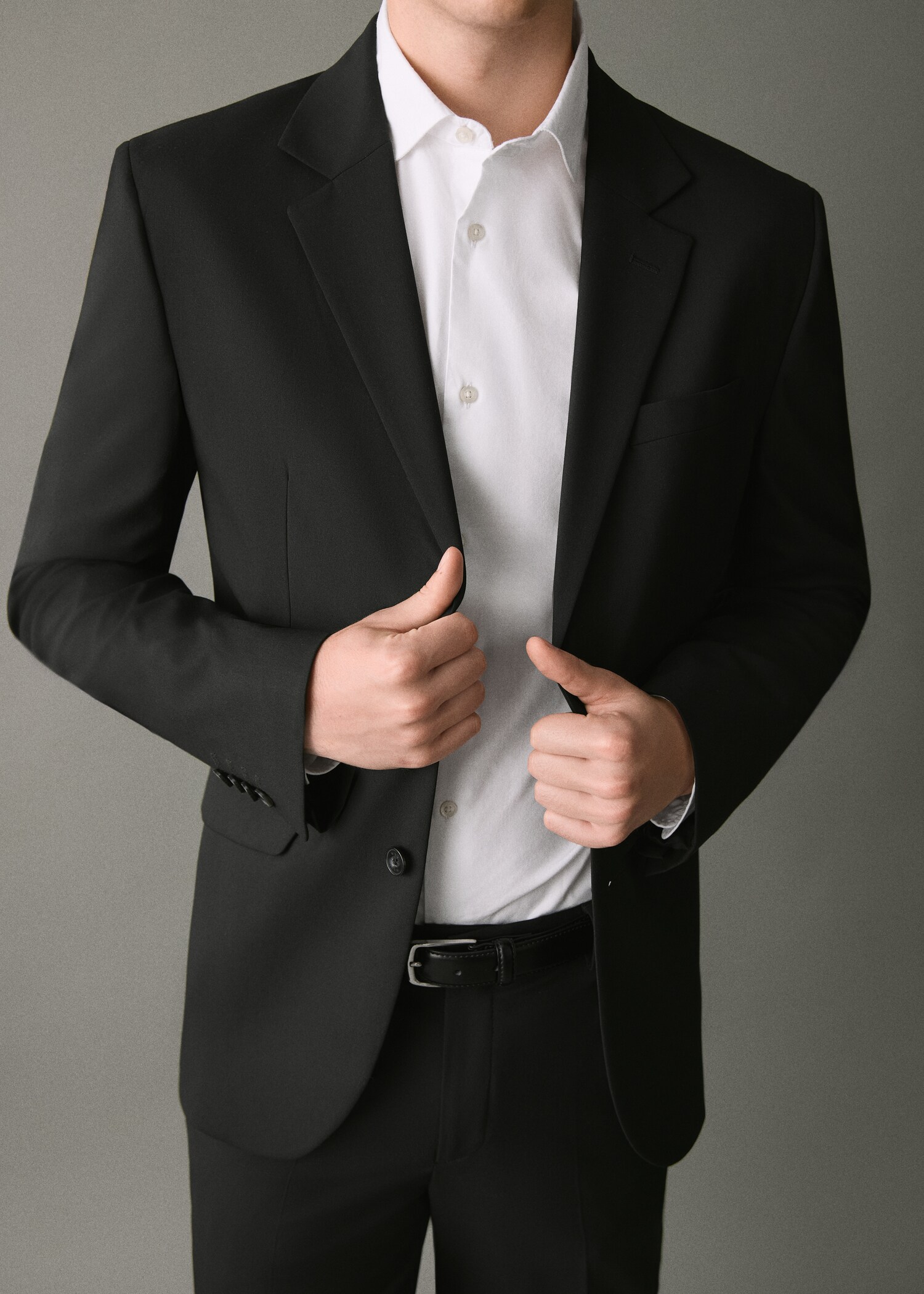 Straight-fit suit jacket - Details of the article 6
